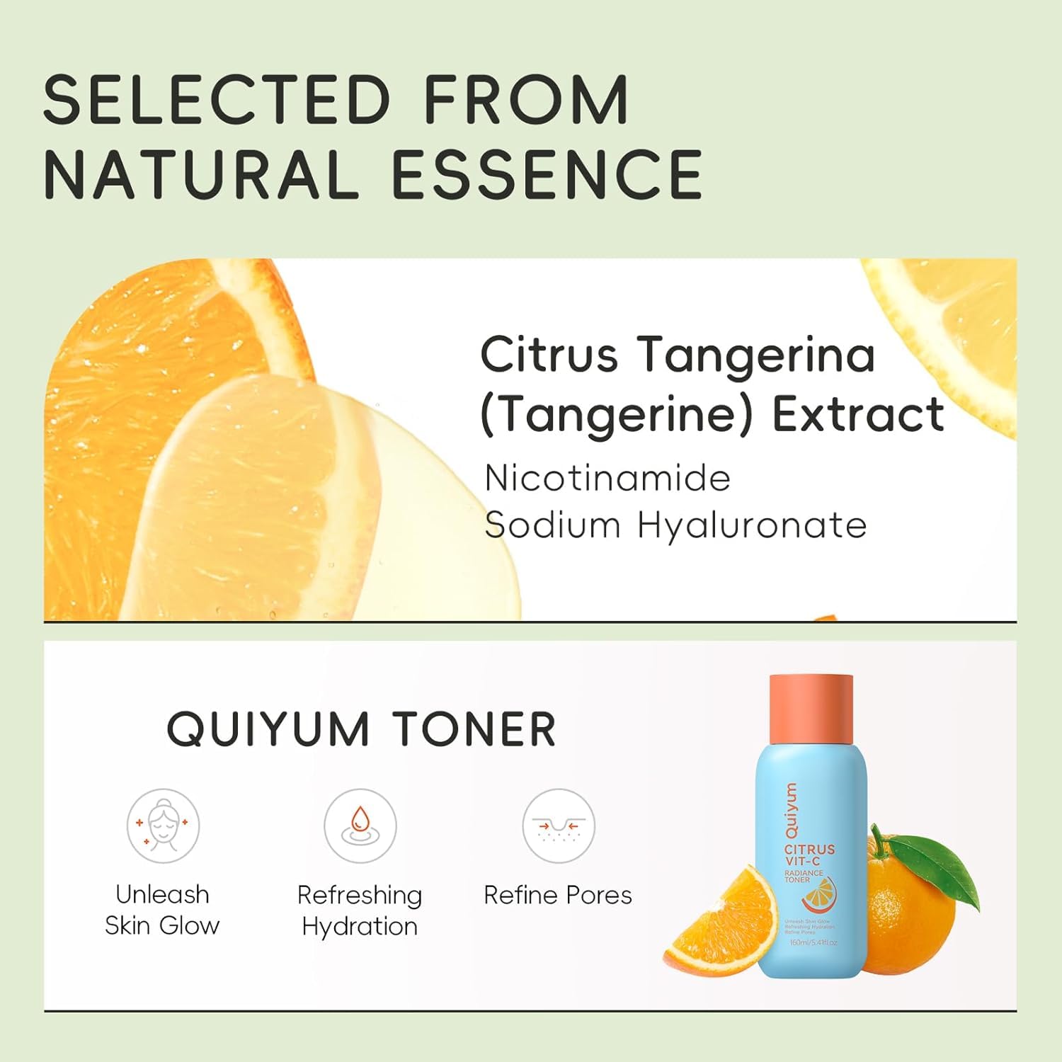 Detalle de QUIYUM Fruit Skin Care Set: 5-Piece Daily Routine for Teens to Women
