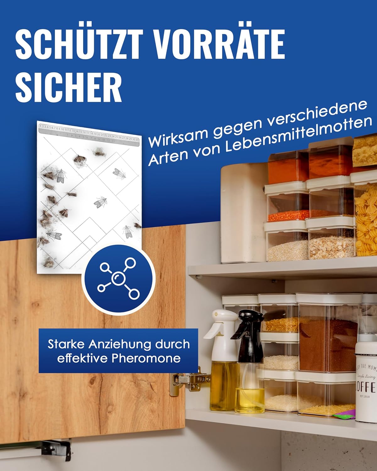 Detalle 2 de PIC Lebensmittelmotten Falle 12er Pack