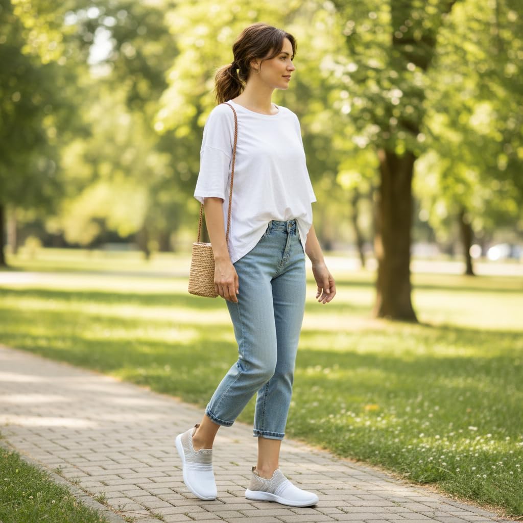 Thumbnail 1 de konhill Chaussures de Randonnée Minimalistes pour Femme — Antidérapantes, Légères et à Enfiler pour Sentiers Irréguliers