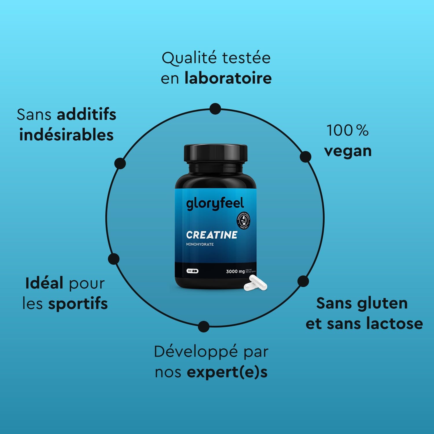 Thumbnail 5 de Créatine Pure 3000 mg gélules 💊