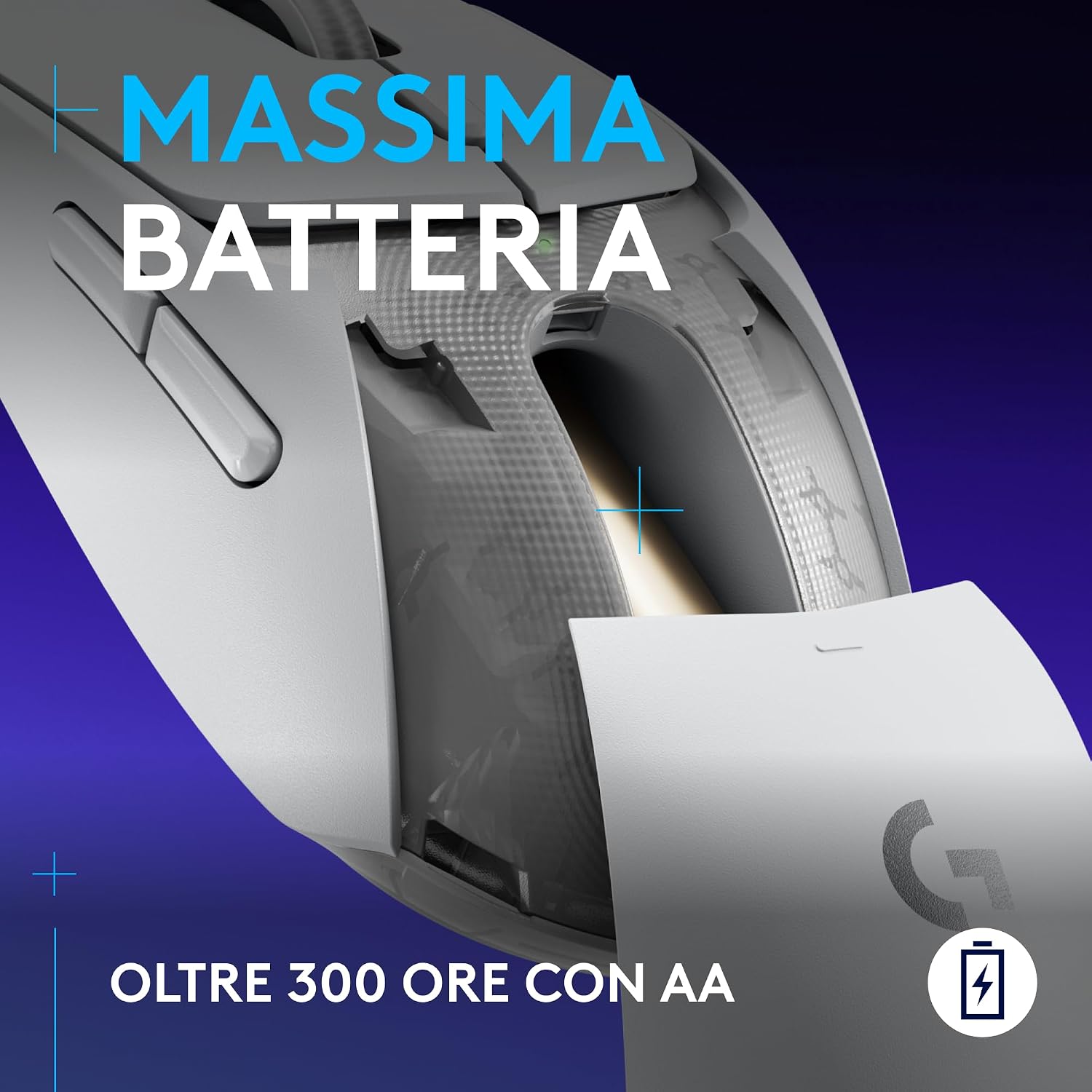 Detalle 2 de Logitech G G309 LIGHTSPEED: mouse gaming wireless leggero con HERO 25K e LIGHTFORCE