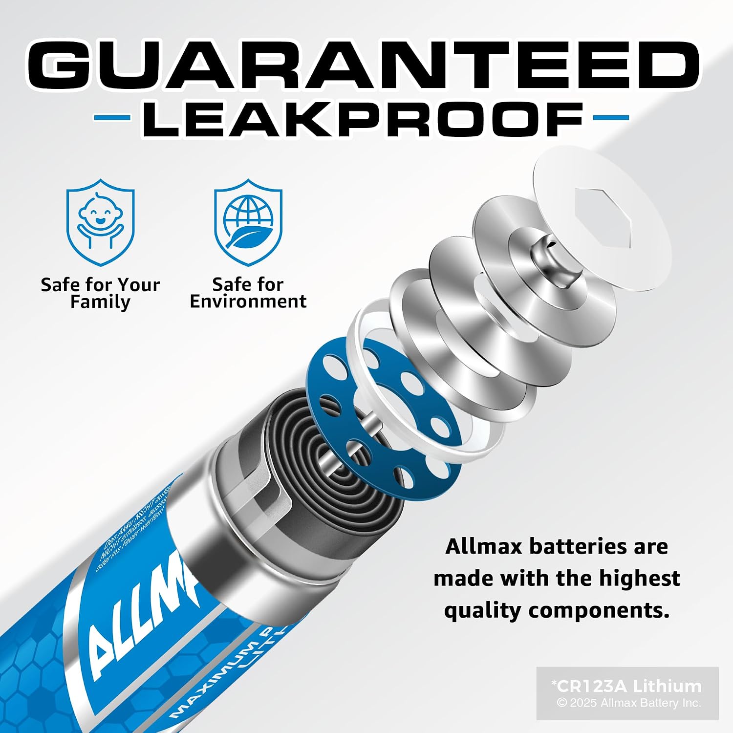 Detalle 2 de Allmax CR123A Lithium Batteries