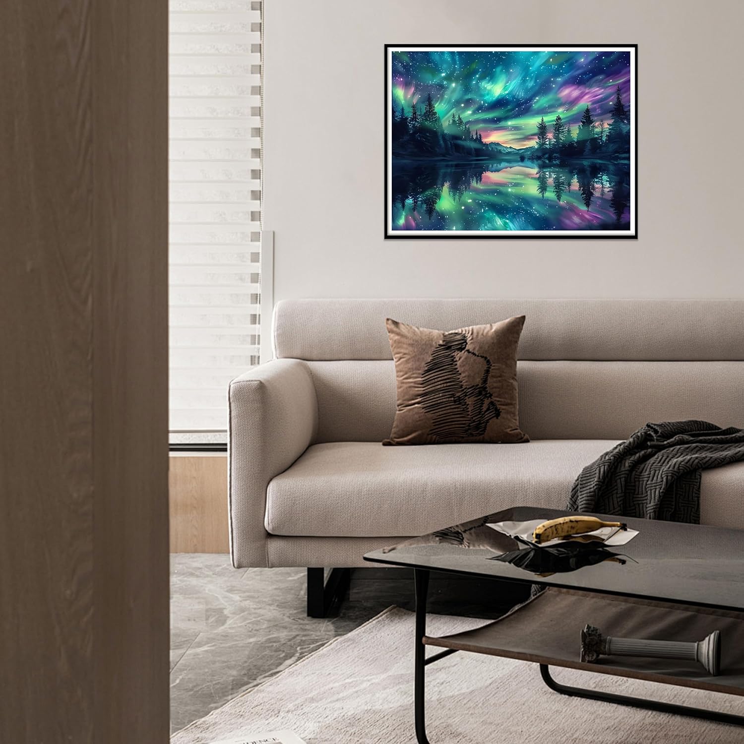 Thumbnail 2 de Hongyrjy Aurora Paint by Numbers 12x16 in canvas 🎨