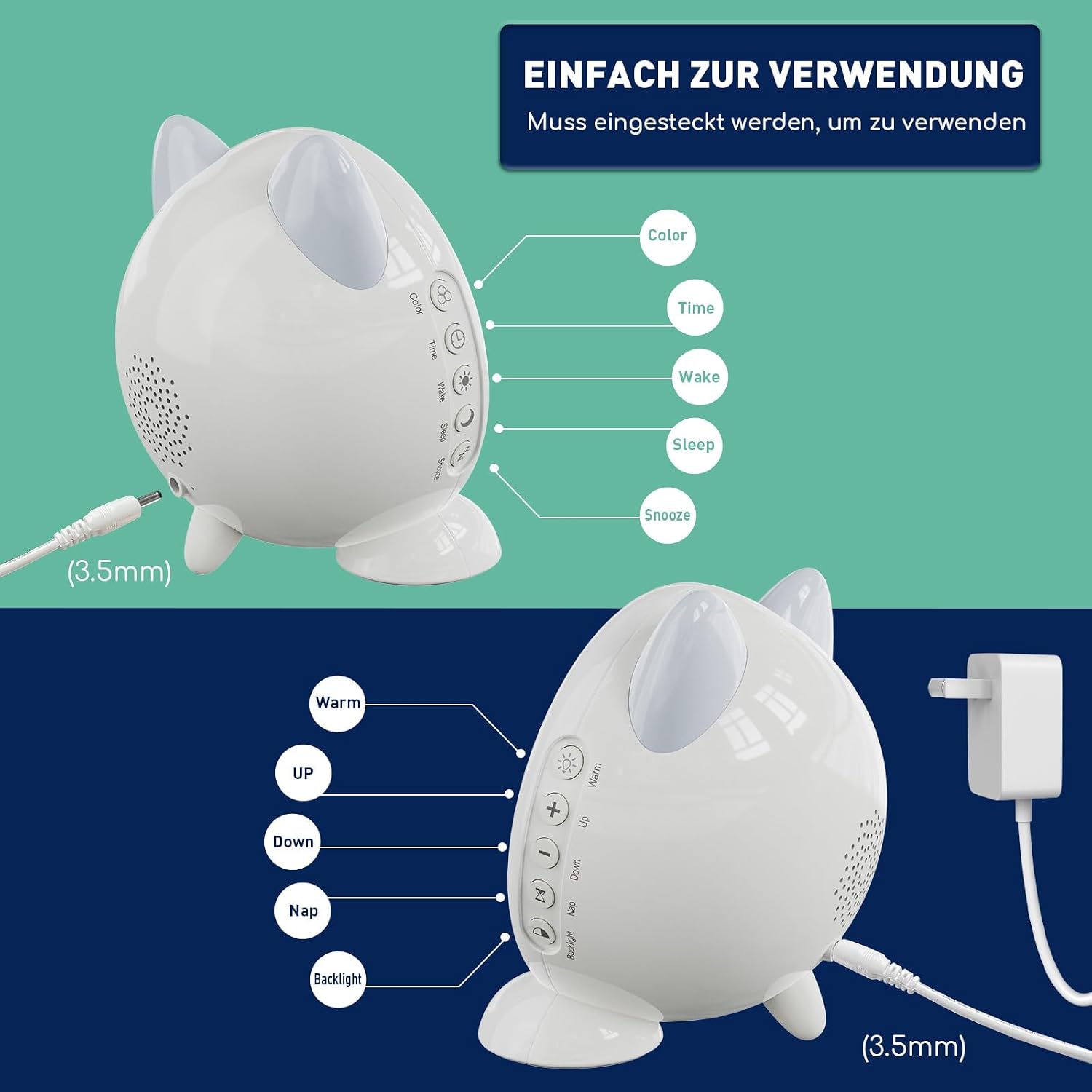 Thumbnail 2 de I·CODE Kinderwecker Schlaftrainer