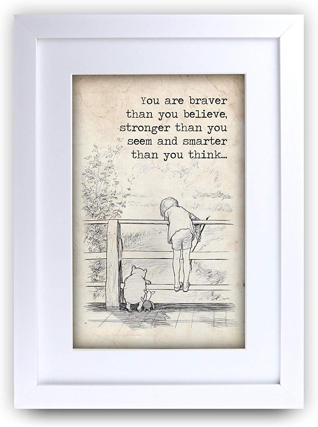 Thumbnail 4 de HWC Trading Winnie the Pooh “Spell Feel Love” A4 Nursery Quote Print