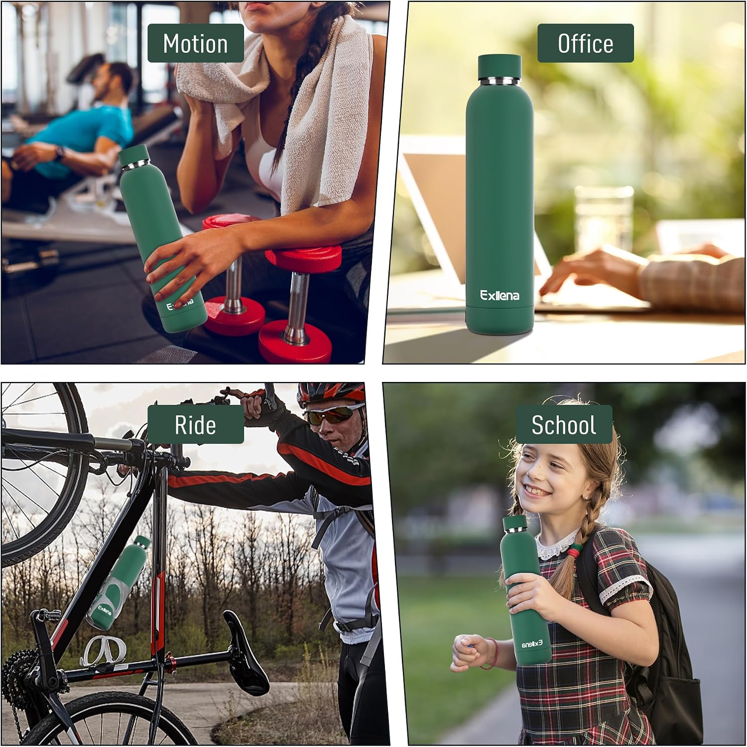 Thumbnail 5 de Exllena 750ml Insulated Water Bottle