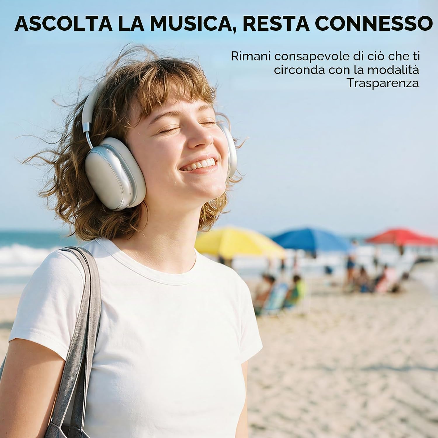 Detalle de FOFUN NC95 cuffie wireless Bluetooth 6.0