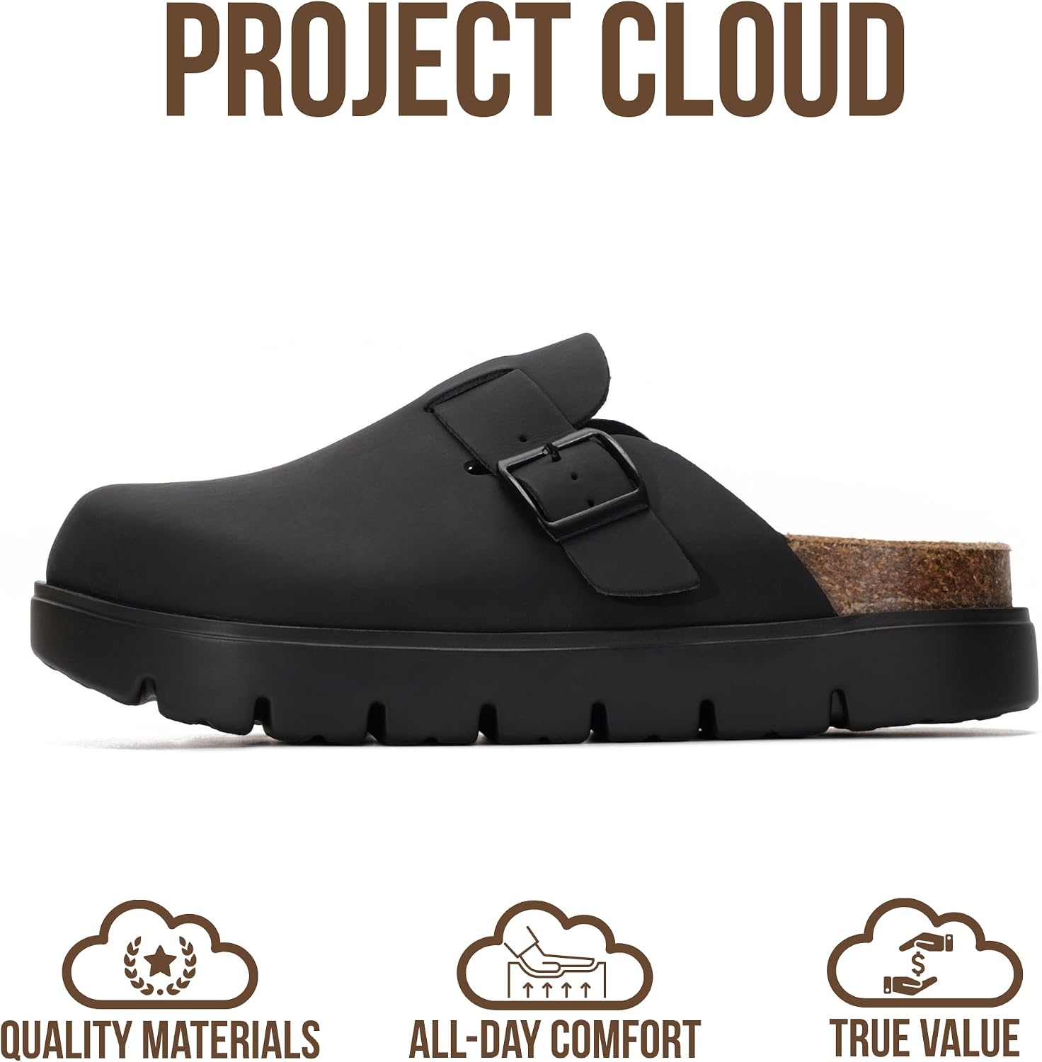 Detalle 2 de Project Cloud Benton Chunky women's clogs 👡