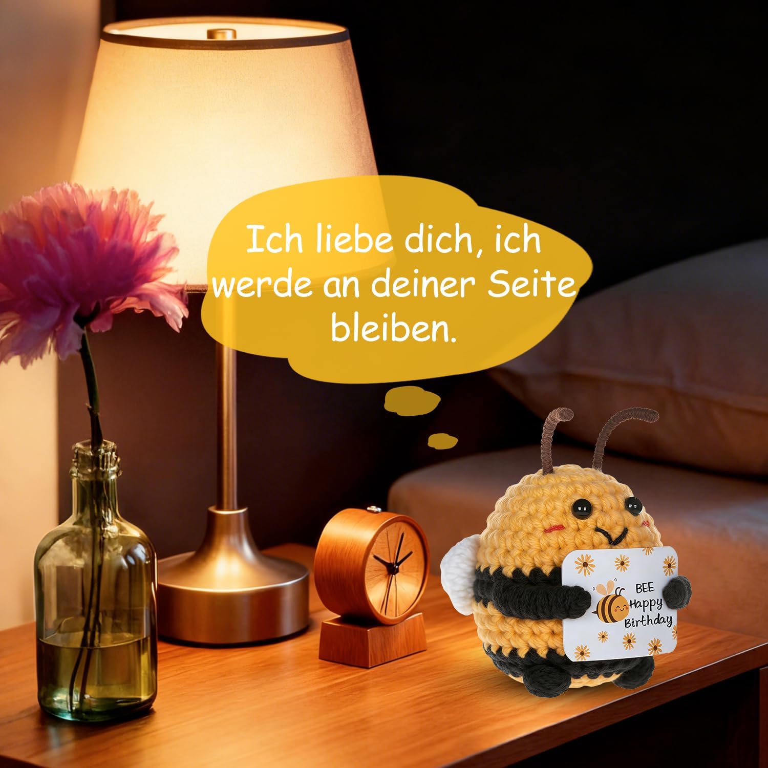 Thumbnail 6 de MLZTINGR Handgehäkelte Glücksbiene Geschenkset