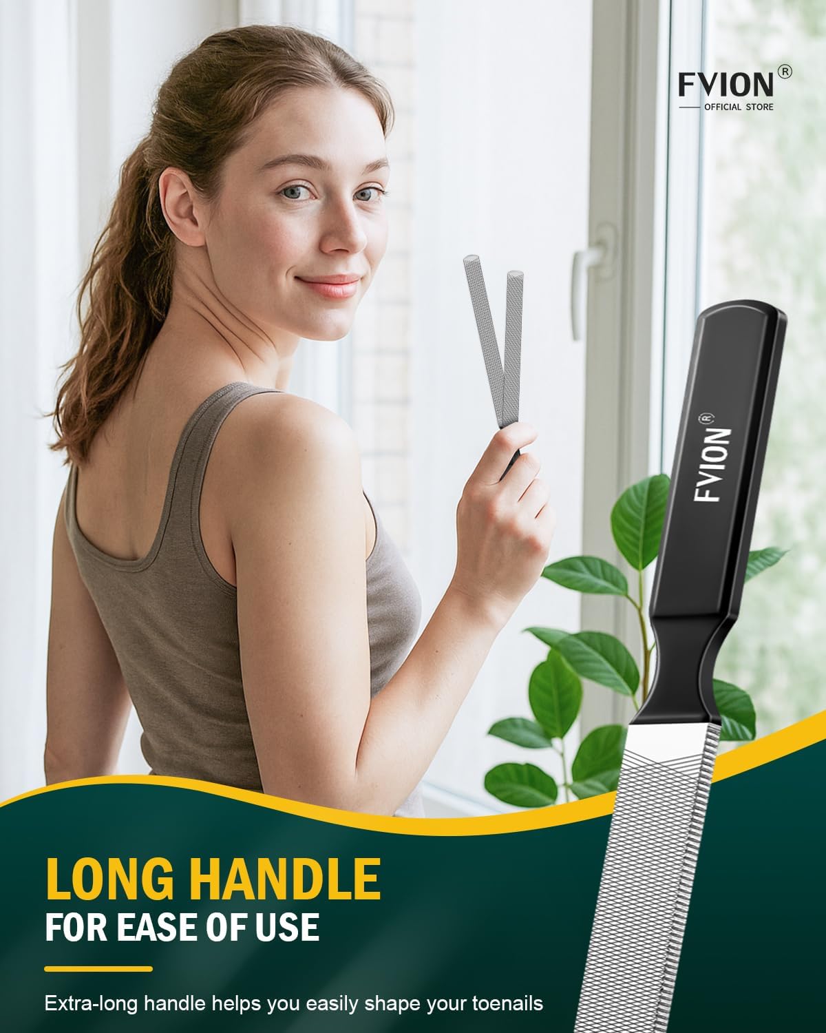 Detalle de Stainless steel nail file for thick nails