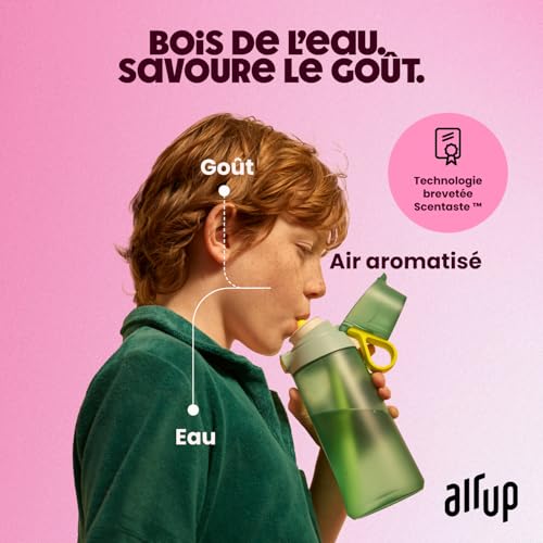Detalle de air up Gourde Click Midnight Black 600 ml + Variety Pack 5 pods & Accessoires