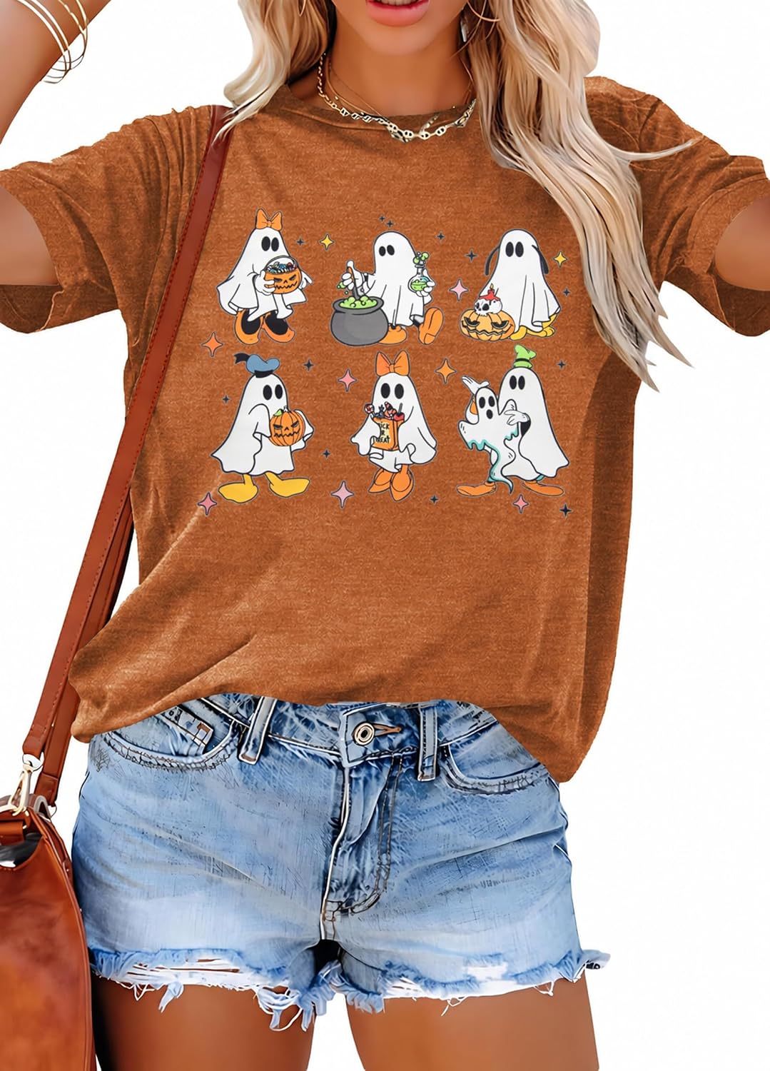 Detalle 2 de KIDDAD Women's Halloween T-Shirt, Cotton Blend