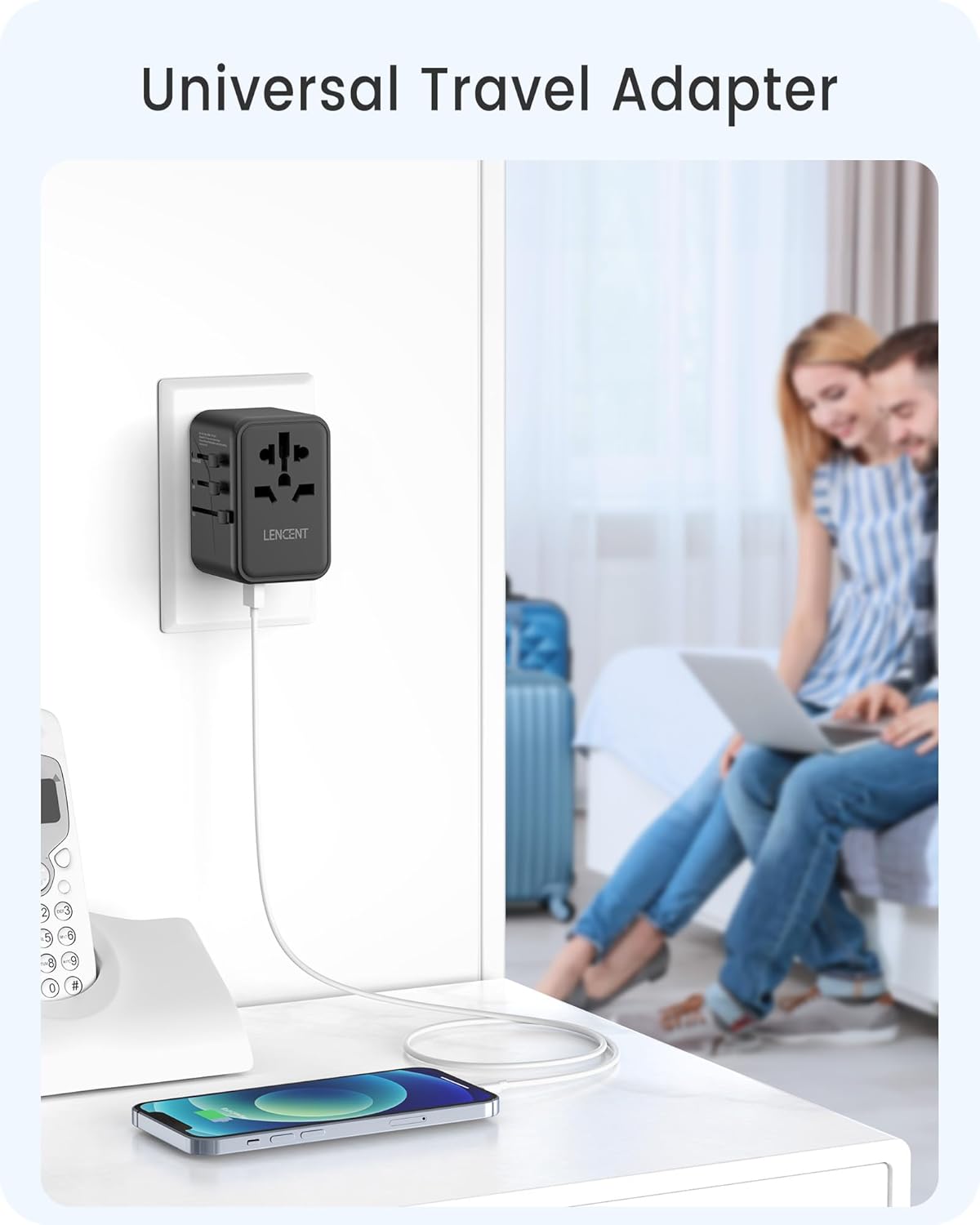 Thumbnail 5 de LENCENT Reiseadapter GaN3 65 W für Reisen