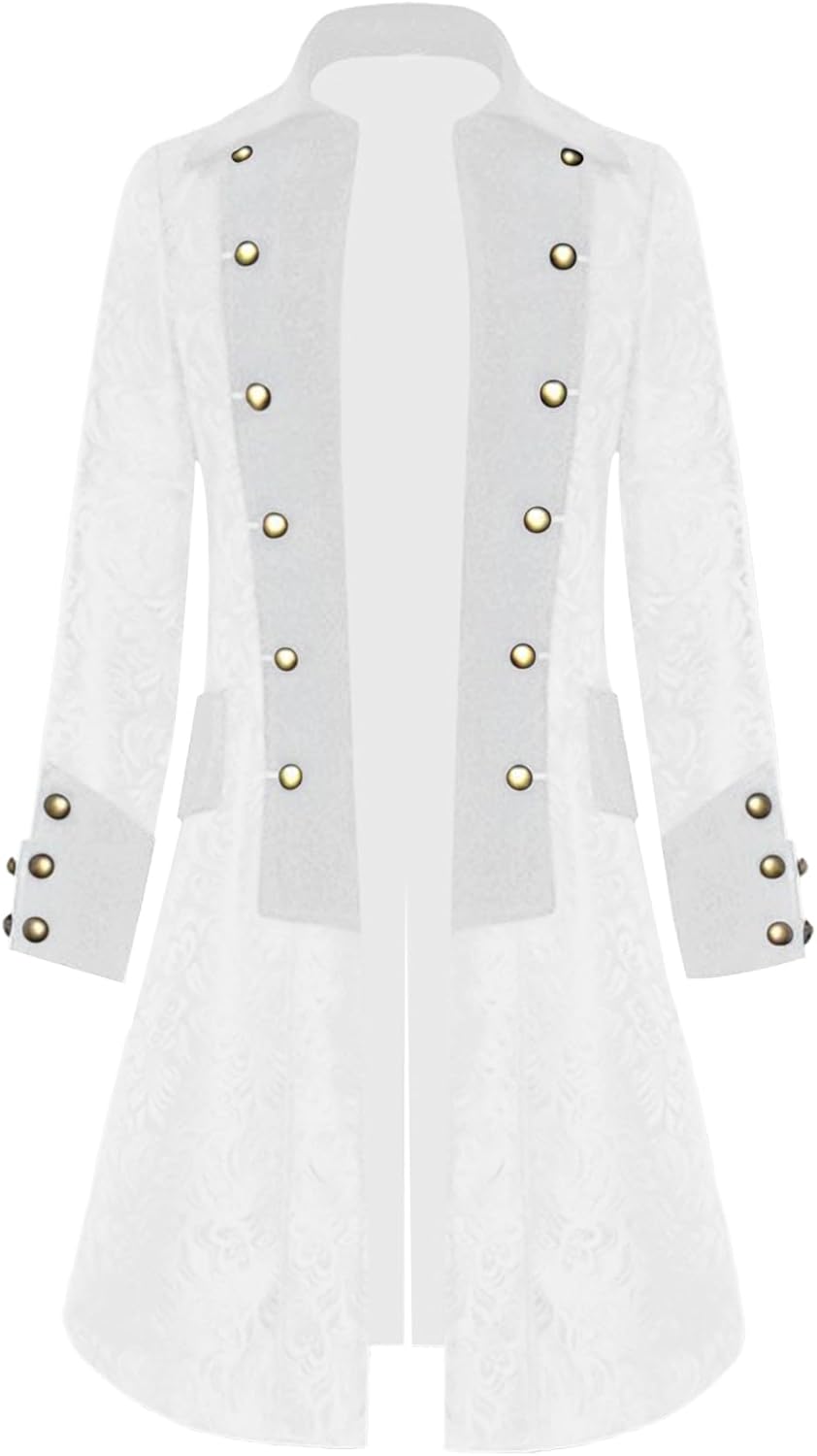 Thumbnail 6 de Men's Steampunk Tailcoat Jacket in Jacquard Fabric