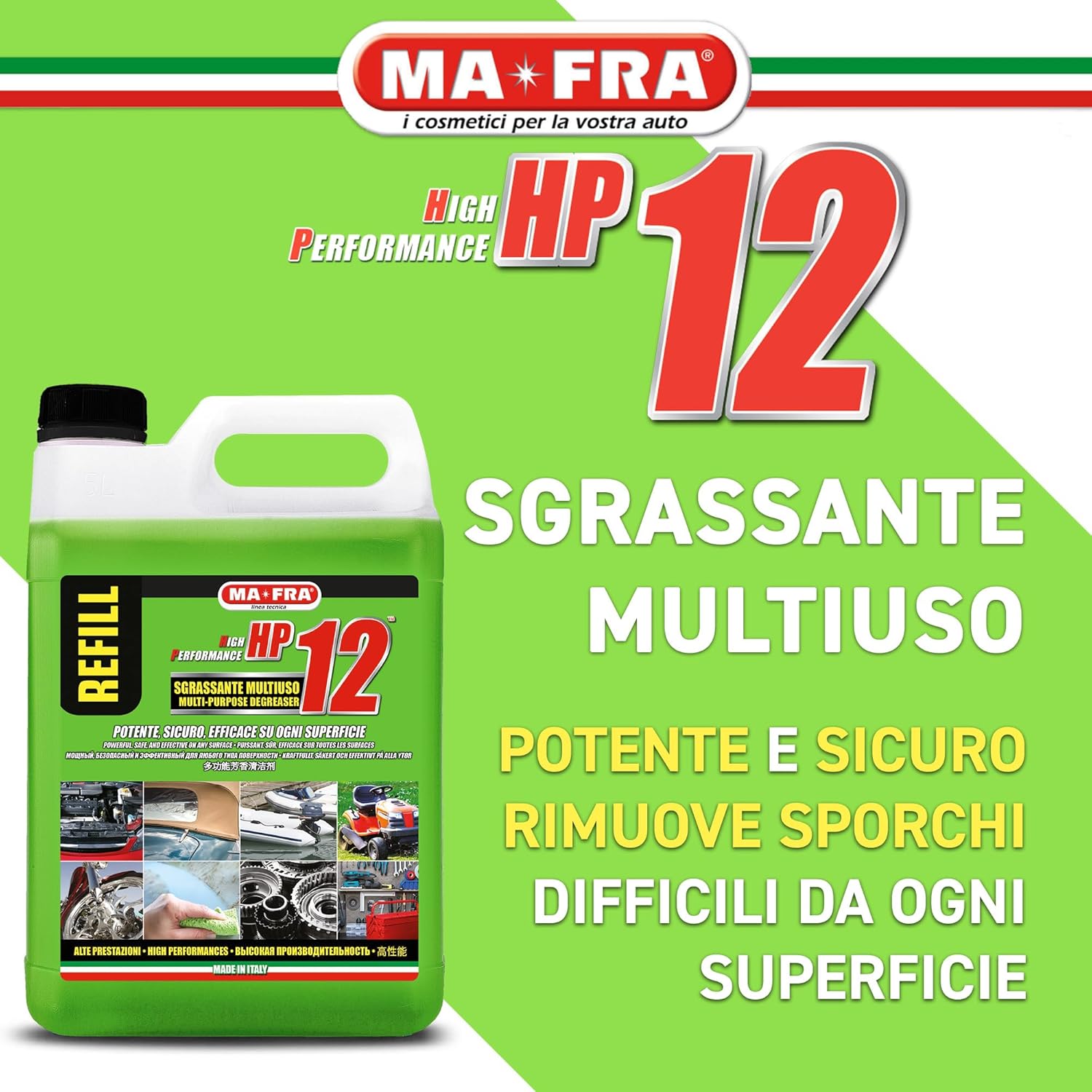 Thumbnail 1 de Ma-Fra HP12 Sgrassatore Universale Multiuso 4500 ml – Pulizia potente e delicata per auto, moto e camper