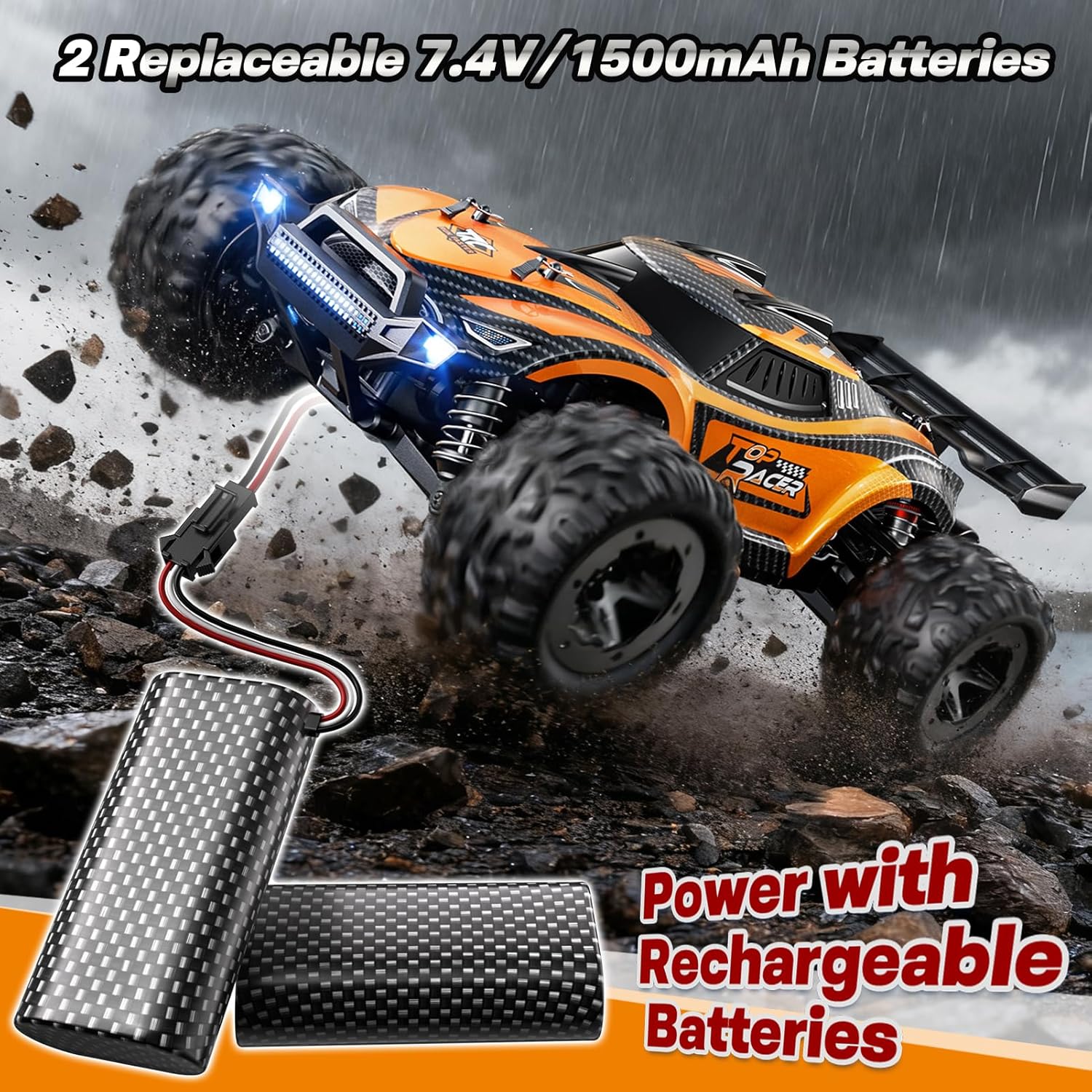 Thumbnail 5 de HOMETALL 1:18 38 KPH RC Truck