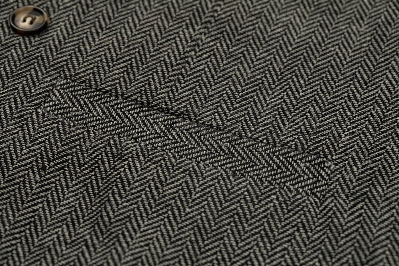 Thumbnail 3 de Solovedress Herren Anzugweste aus Wolle im Vintage-Stil – Regular Fit, V-Ausschnitt