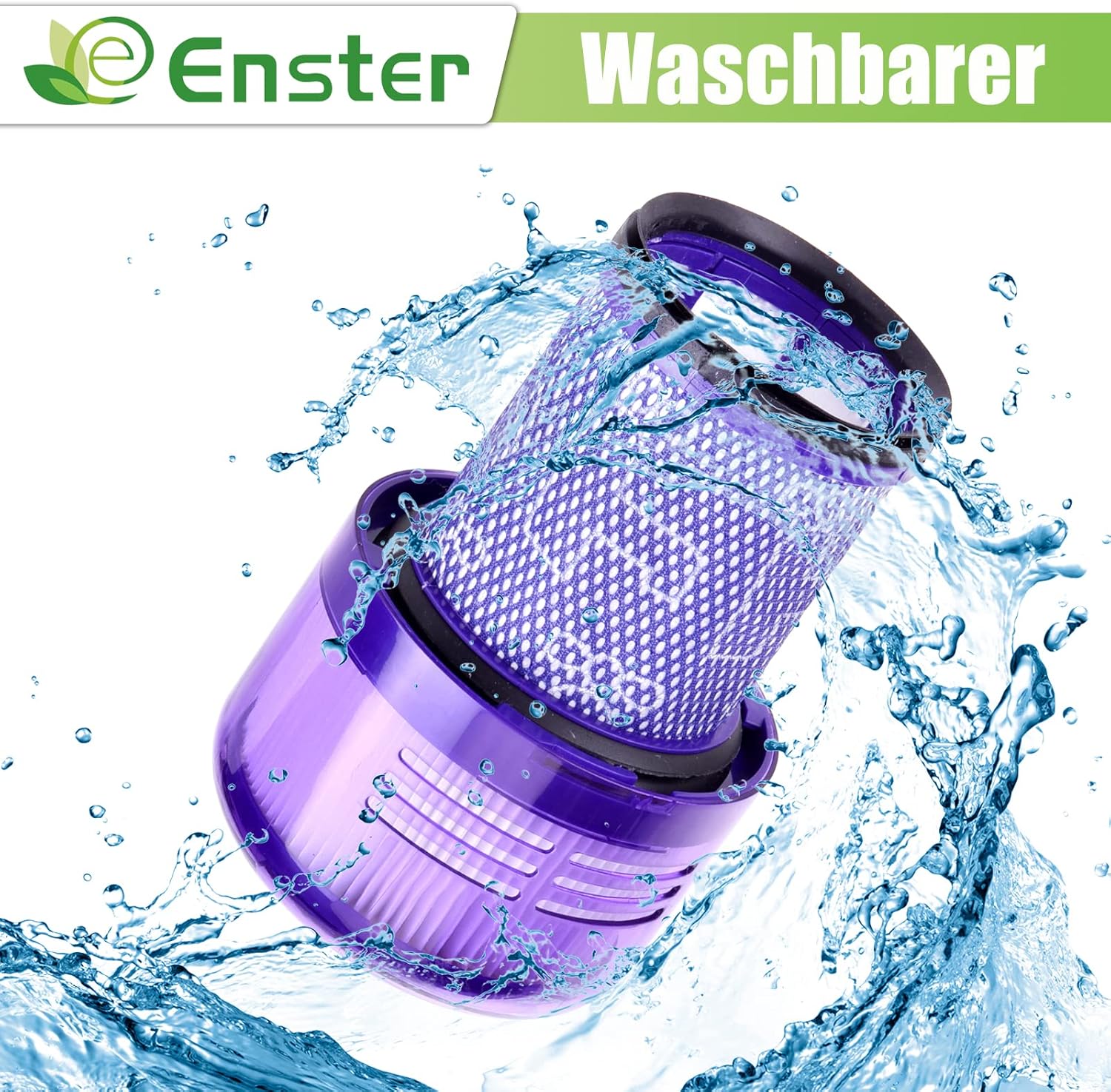 Thumbnail 6 de Hepa Filter für Dyson V12 Detect Slim Absolute Extra – 3er-Pack (971517-01) Washbar