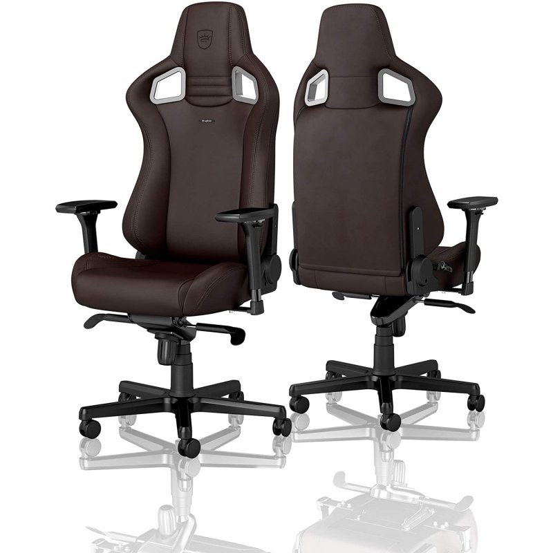 Thumbnail 2 de Noblechairs Epic Java Edition: Silla de Gaming en Cuero Híbrido y Acabado Marrón