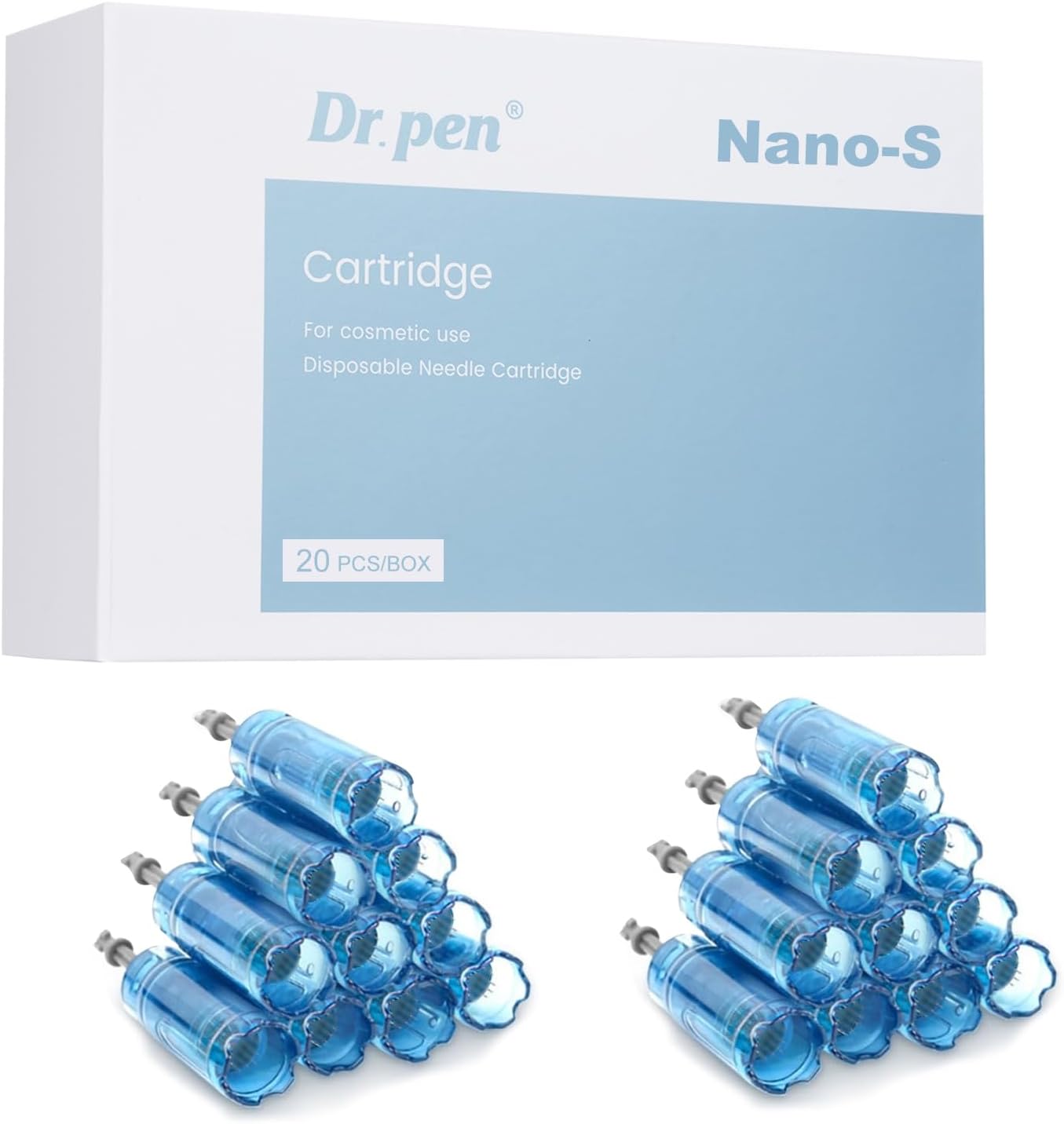 Detalle 1 de Dr. pen Ultima M8S/A8S/A9 18-pins-cartridges, 10 stuks, roestvrij staal 304