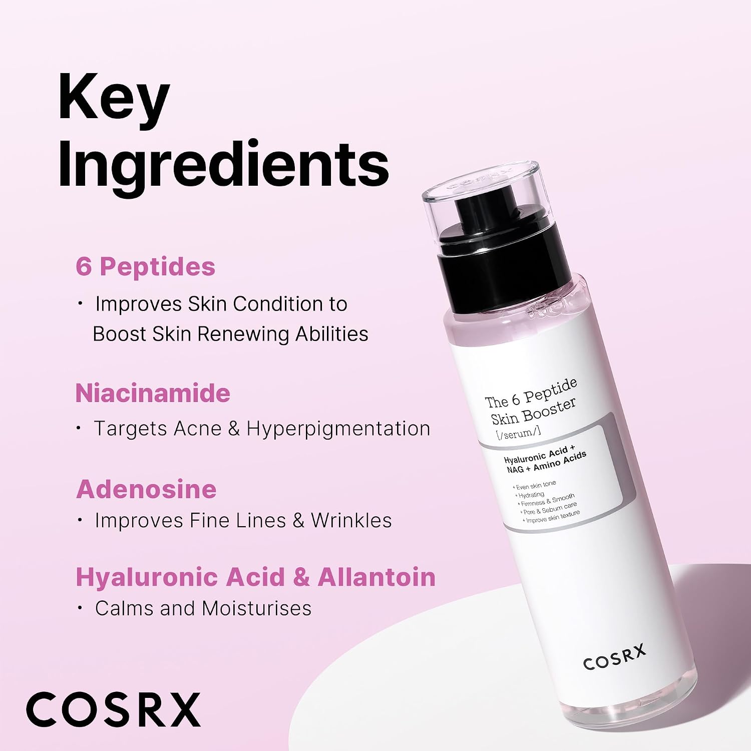 Detalle de COSRX 6X Peptide Collagen Booster Toner Serum