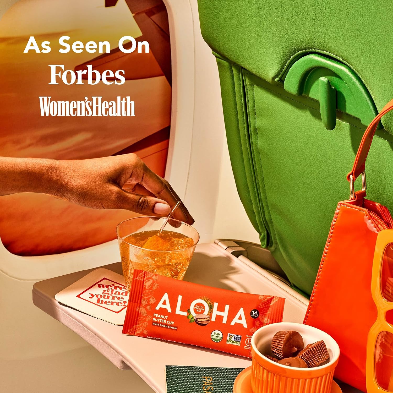 Detalle 2 de ALOHA Organic Plant Based Protein Bars - Peanut Butter Cup (12 Bars)