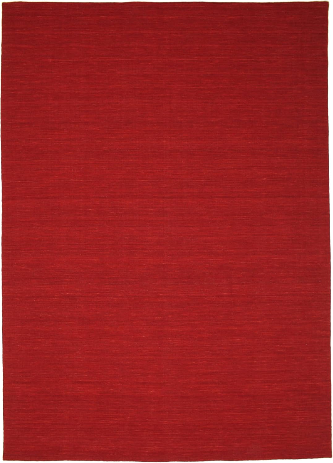 Detalle de RugVista 29398 handgeweven wollen kelim, 250 x 350 cm, donkerrood