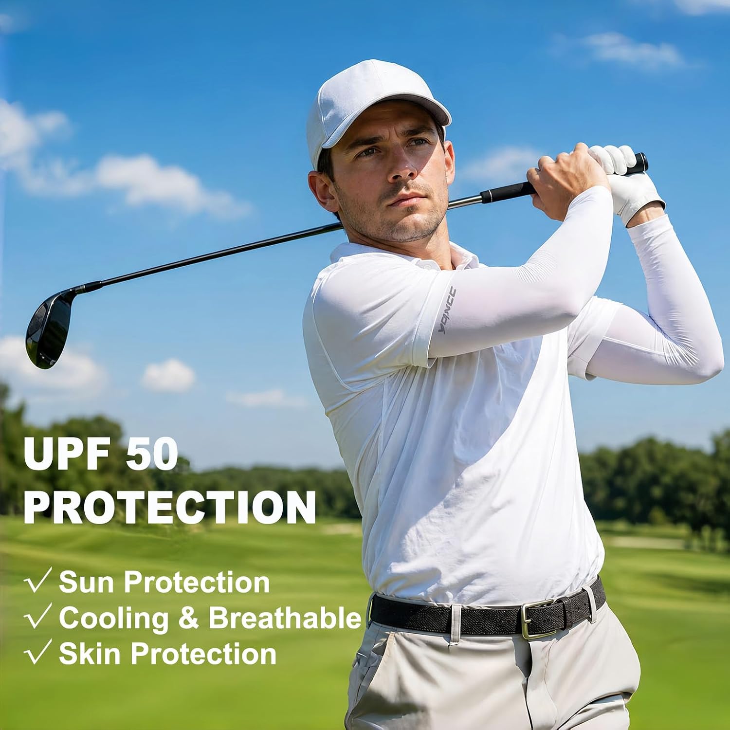 Thumbnail 2 de YQXCC Arm Sleeves for UPF 50 Sun Protection, Cooling Stretch Fit