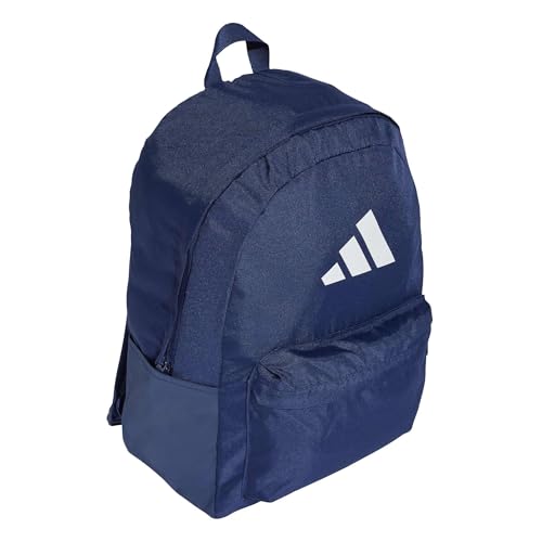Thumbnail 3 de Adidas Unisex Classic 3Bars Backpack – Dark Blue/White (One Size)