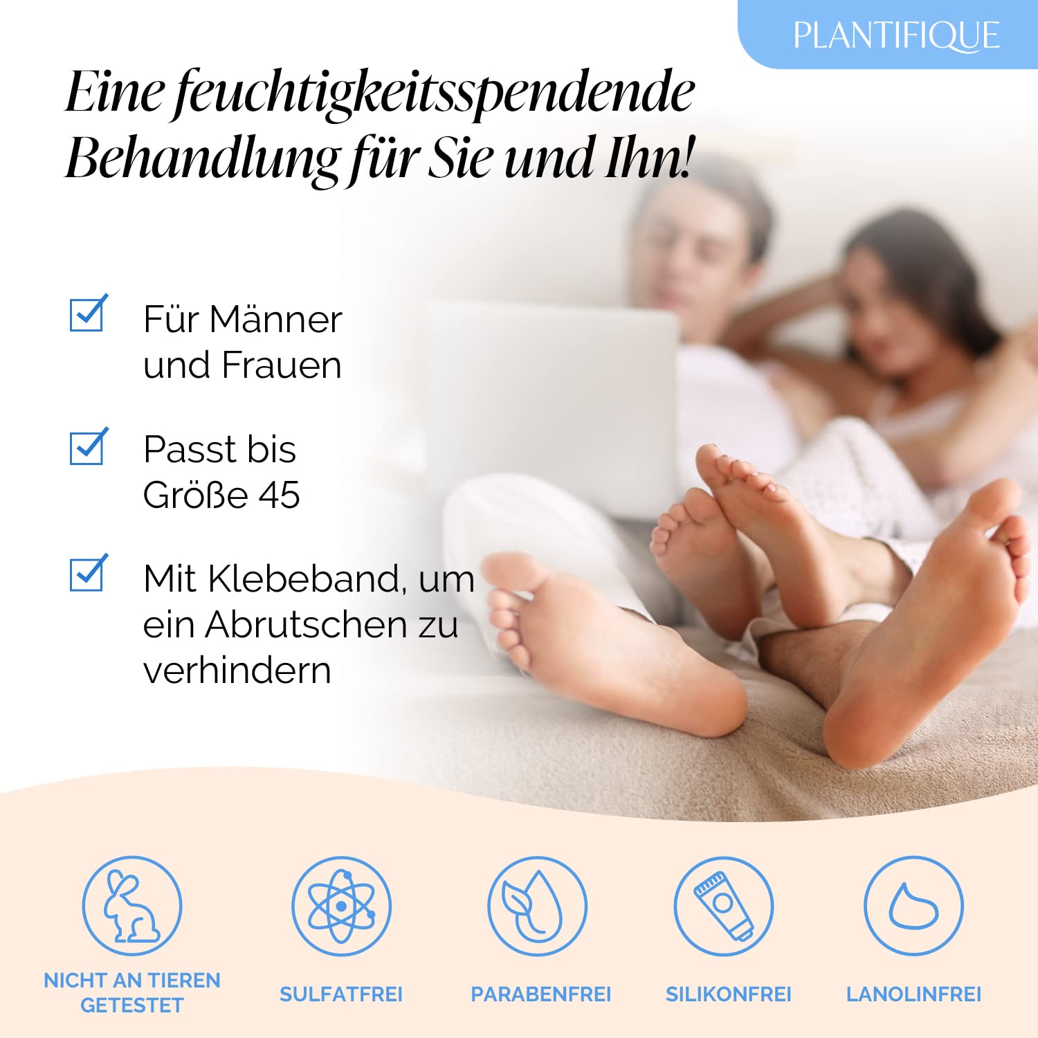 Thumbnail 5 de Plantifique Koreanische Fußmaske Socken 4 Paar