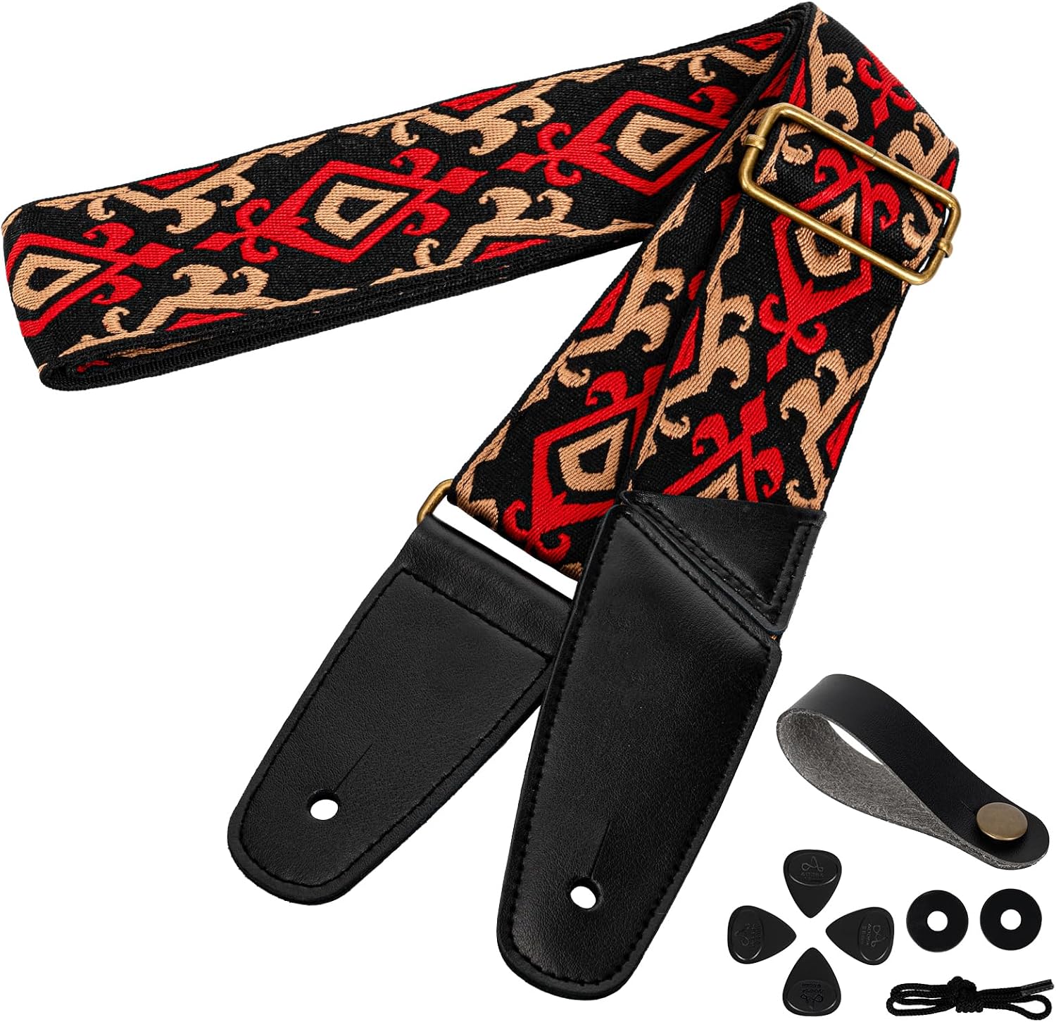 Detalle de AODSK Guitar Strap 35–62 in
