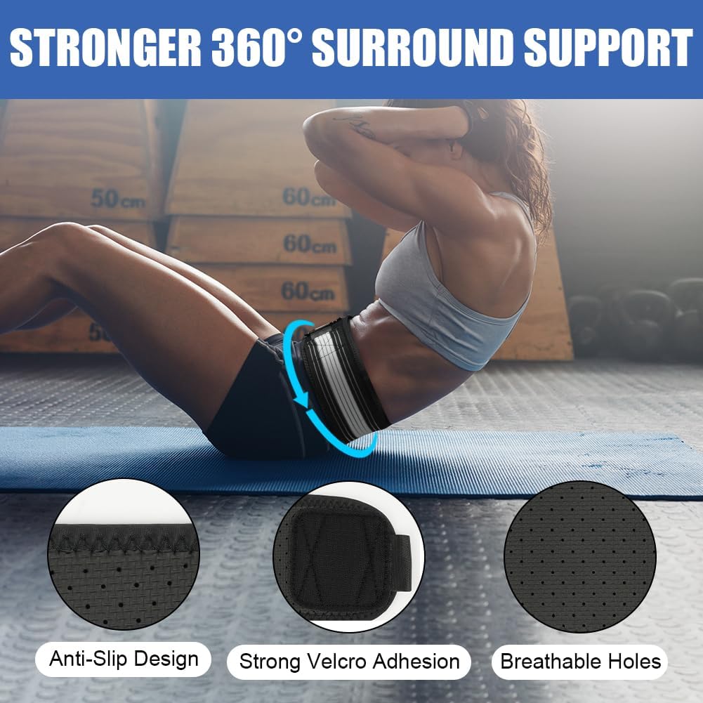 Thumbnail 2 de AOGOE cintura sacroiliaca regolabile per sciatica e mal di schiena, supporto elastico con velcro