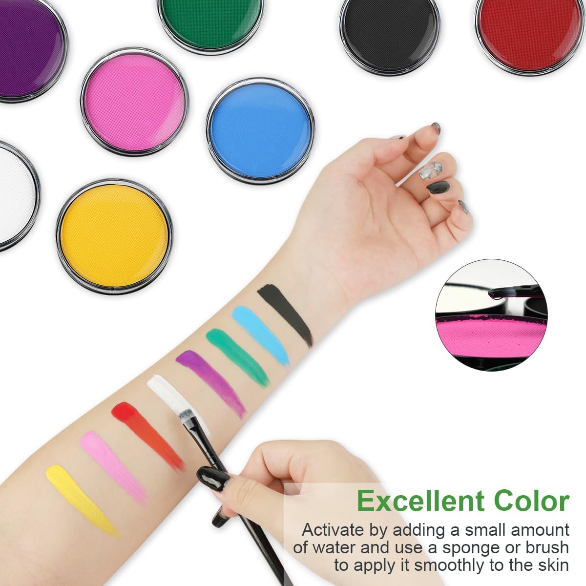 Thumbnail 2 de LOPHE Body Paint 30 g (1# Bianco) – pittura viso e corpo idrosolubile per bambini