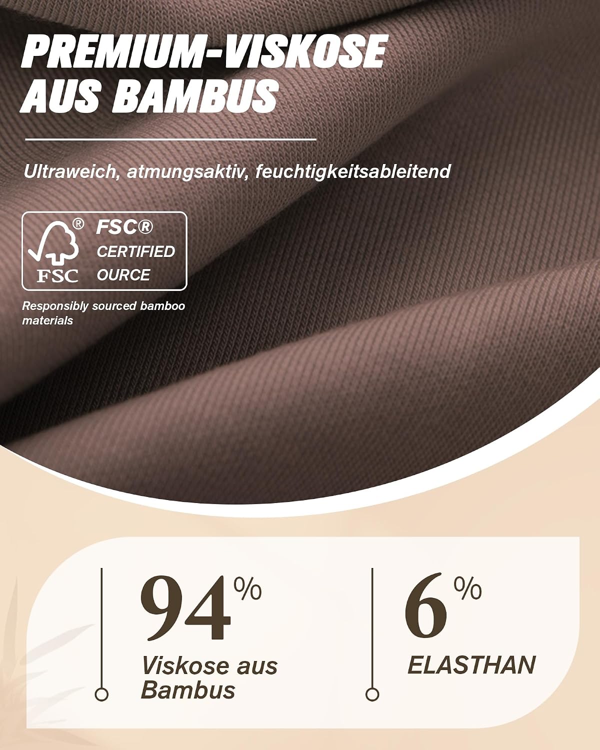 Detalle de Bambus Slip 5er Pack für Damen