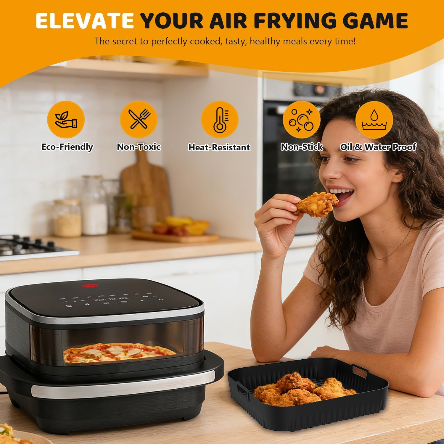 Detalle de Molde silicona 26 cm para Easy Fry XL Surface