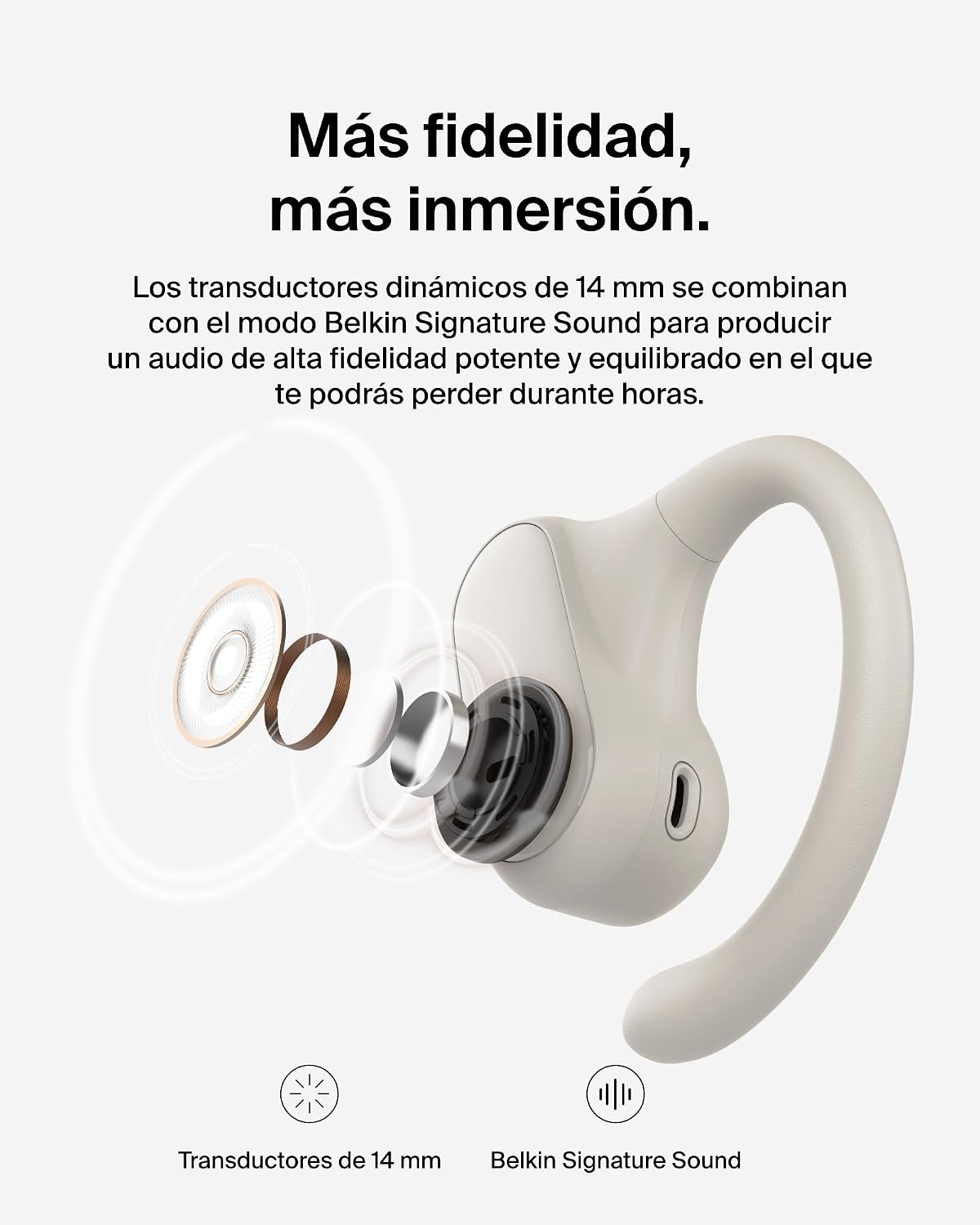 Thumbnail 5 de Belkin SoundForm ClearFit Auriculares Open-Ear 8 h