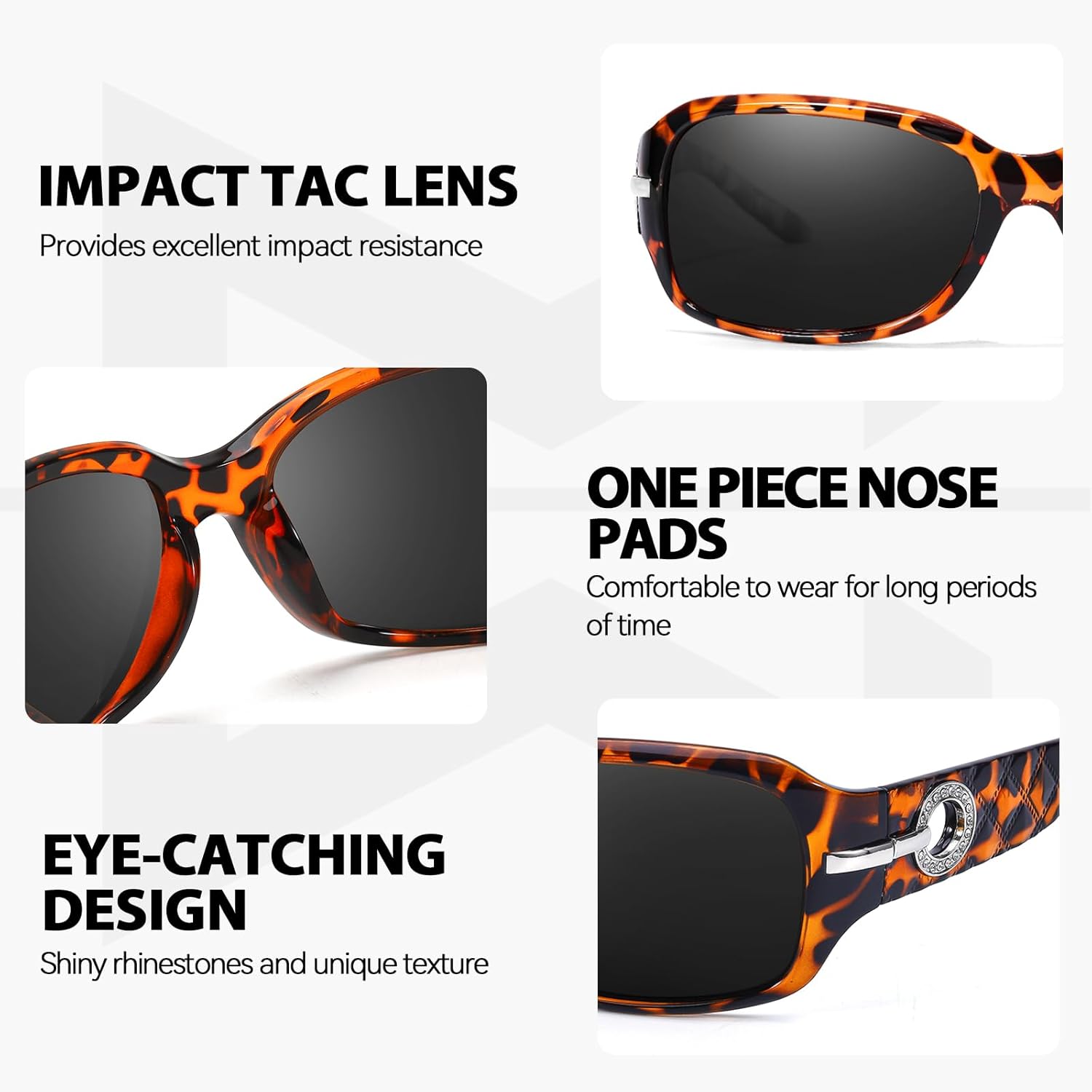 Thumbnail 3 de Myiaur polarised wraparound sunglasses for women – UV400 protection for driving and everyday fashion
