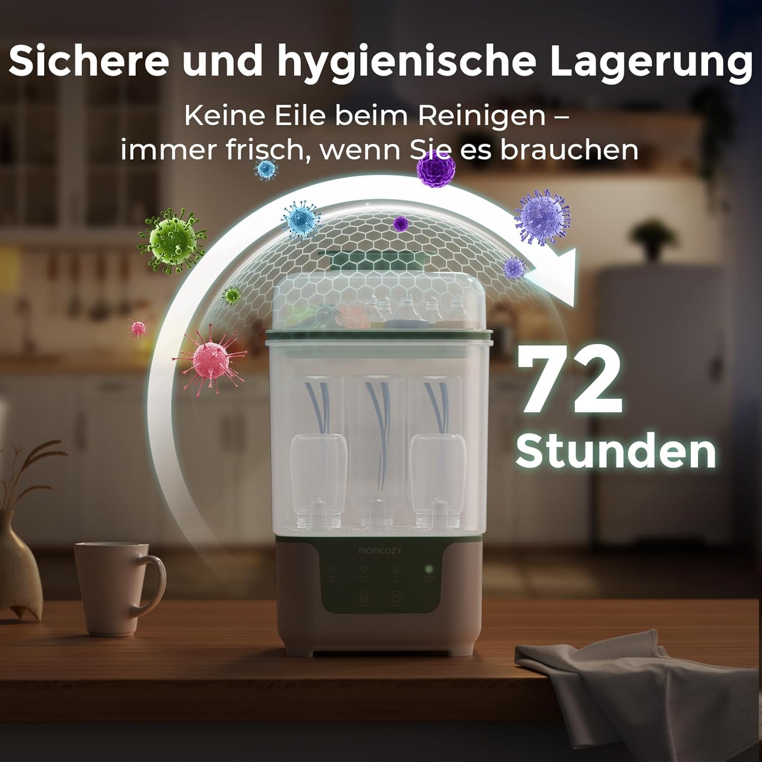 Thumbnail 3 de momcozy Dampfsterilisator 6 Flaschen
