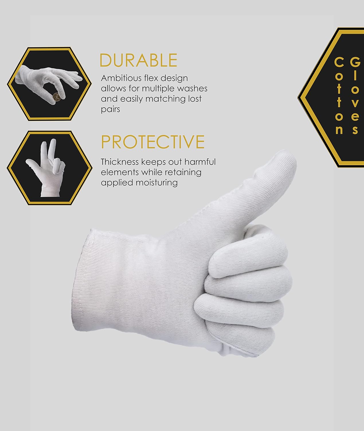 Thumbnail 6 de DOVORTEX 24 Cotton Gloves for Eczema