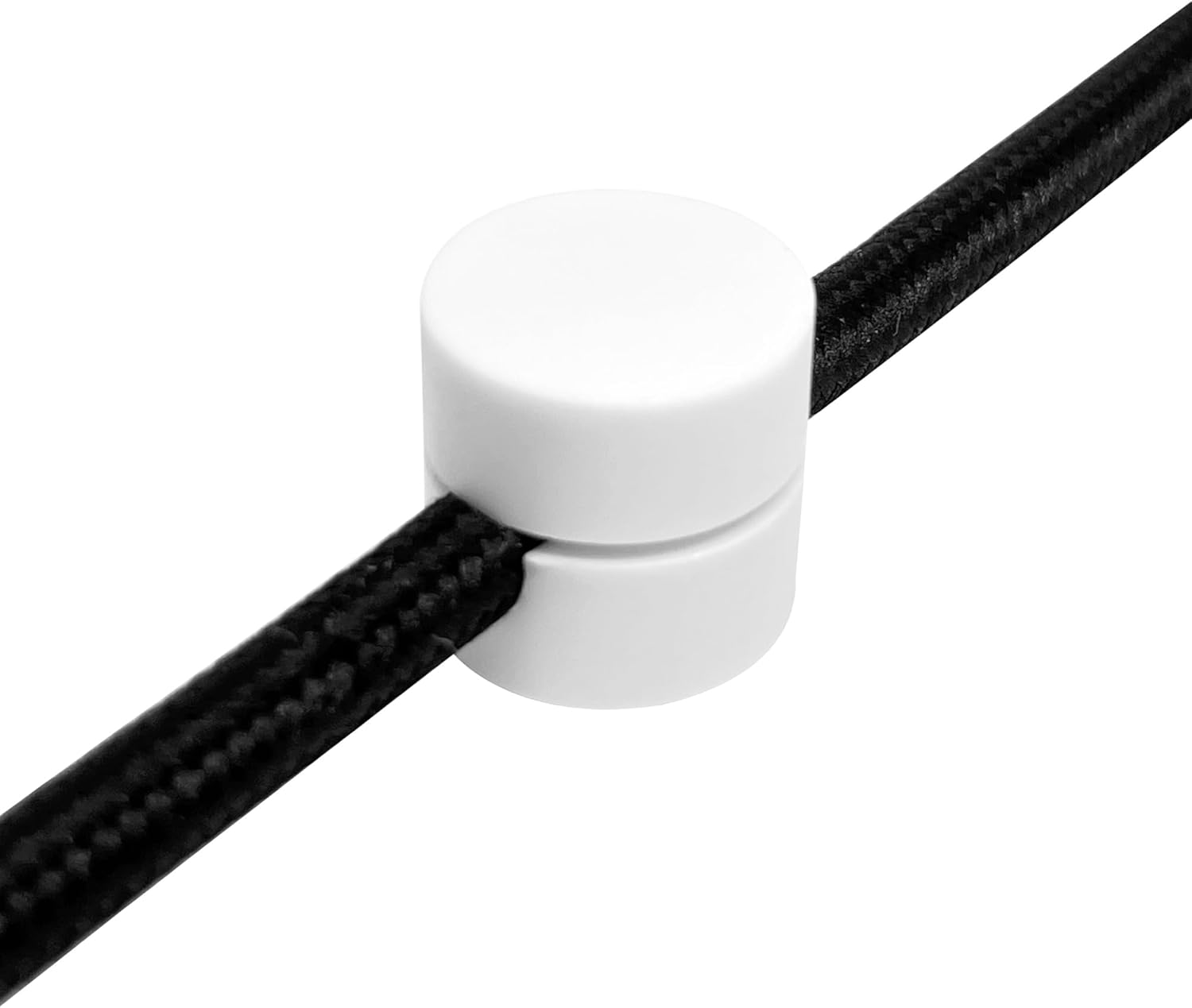 Thumbnail 3 de smartect Decentratore da Parete e Soffitto per Cavi (8 Pezzi, Bianco, Ø20x18 mm) – Supporto in Superficie per Illuminazione fai-da-te