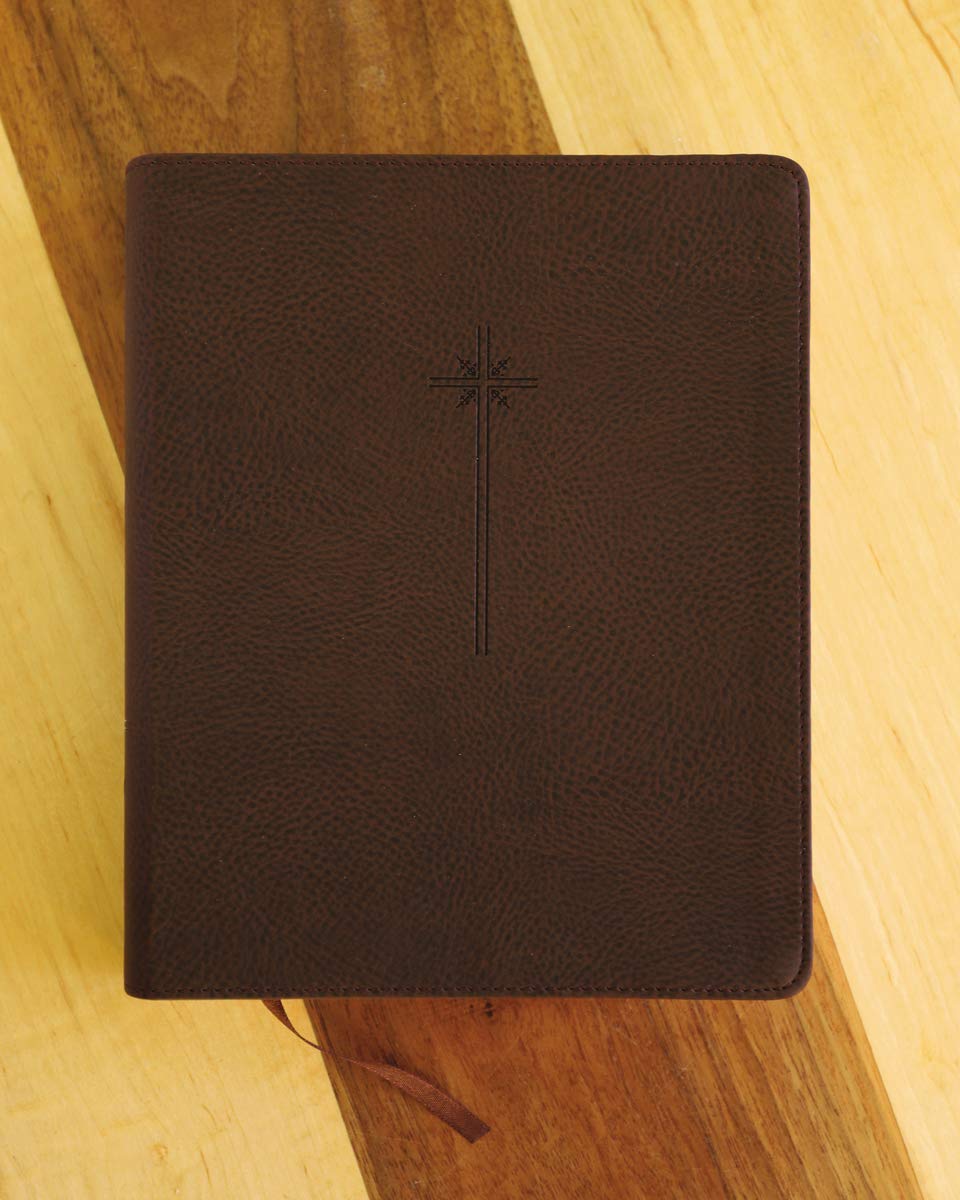 Thumbnail 1 de Zondervan NIV Journal the Word Bible, Brown Leathersoft, Red Letter, Comfort Print