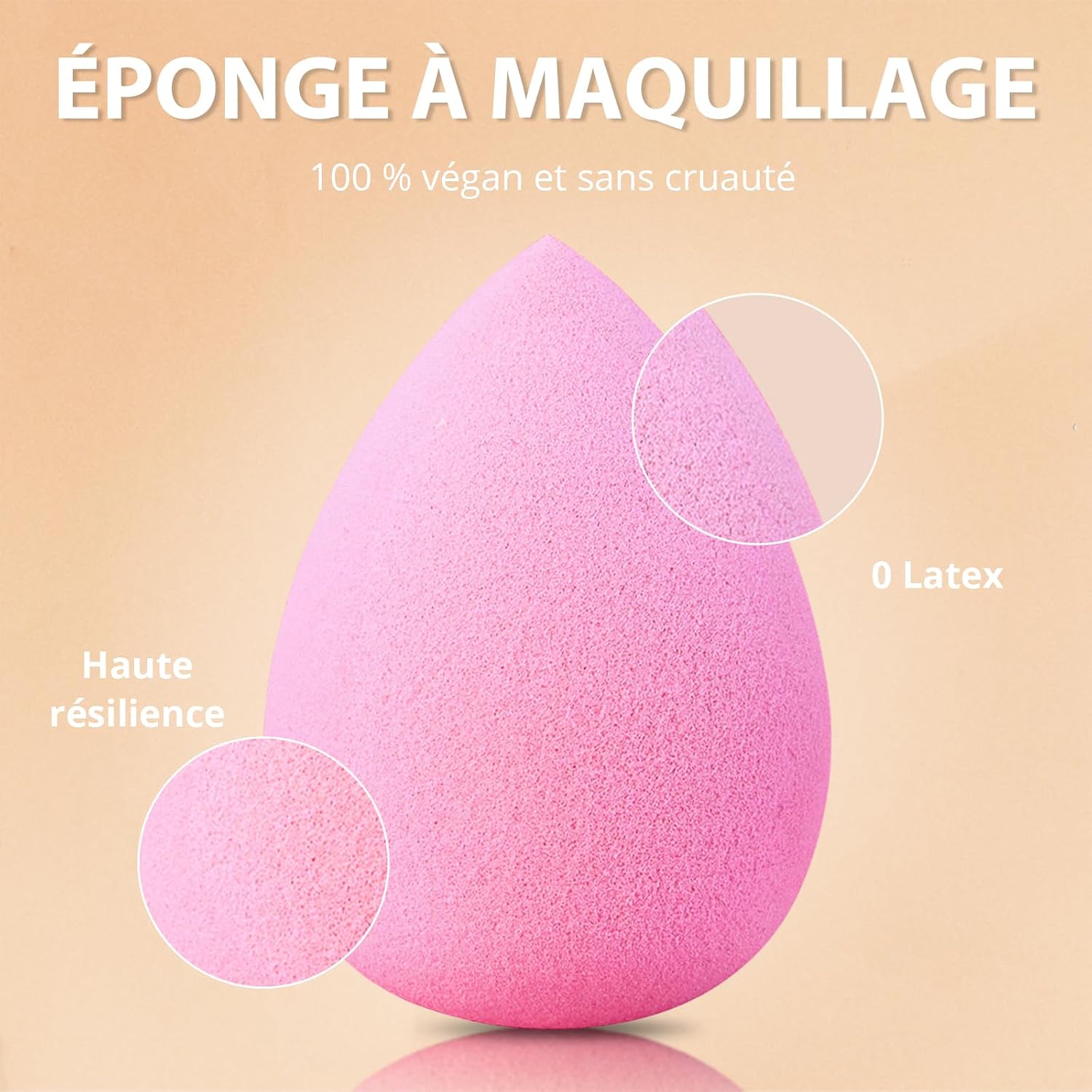 Thumbnail 5 de BEAKEY Lot de Pinceaux de Maquillage – 12 pièces avec étui noir (fond de teint, fard à paupières, blush, anticernes)