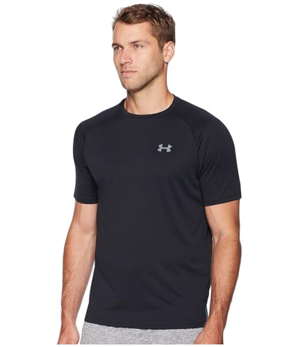 Detalle de Under Armour Herren Tech 2.0 Shortsleeve: Lockeres, atmungsaktives Trainingsshirt
