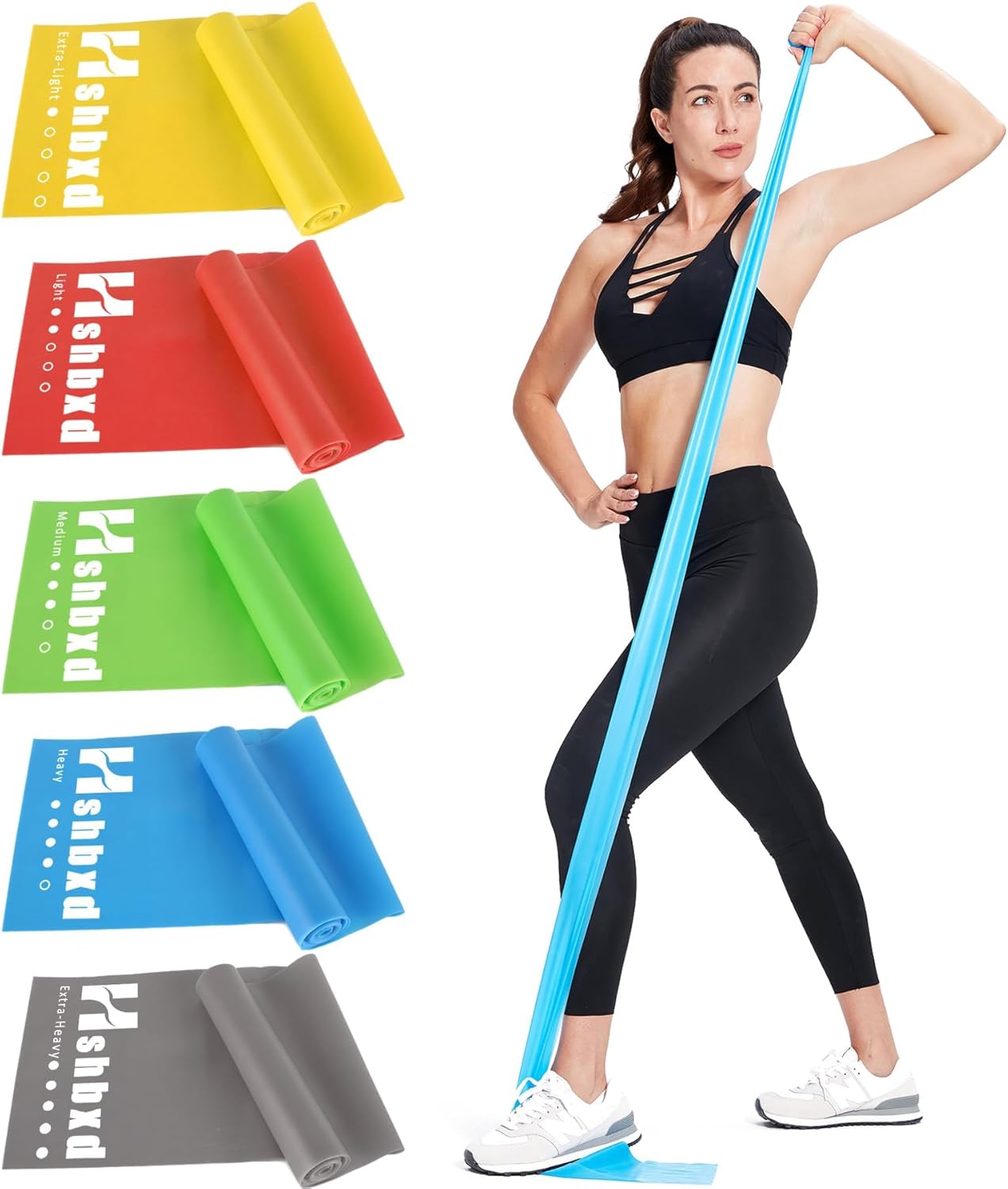 Detalle de Hshbxd Resistance Bands 59 in 🧘♀