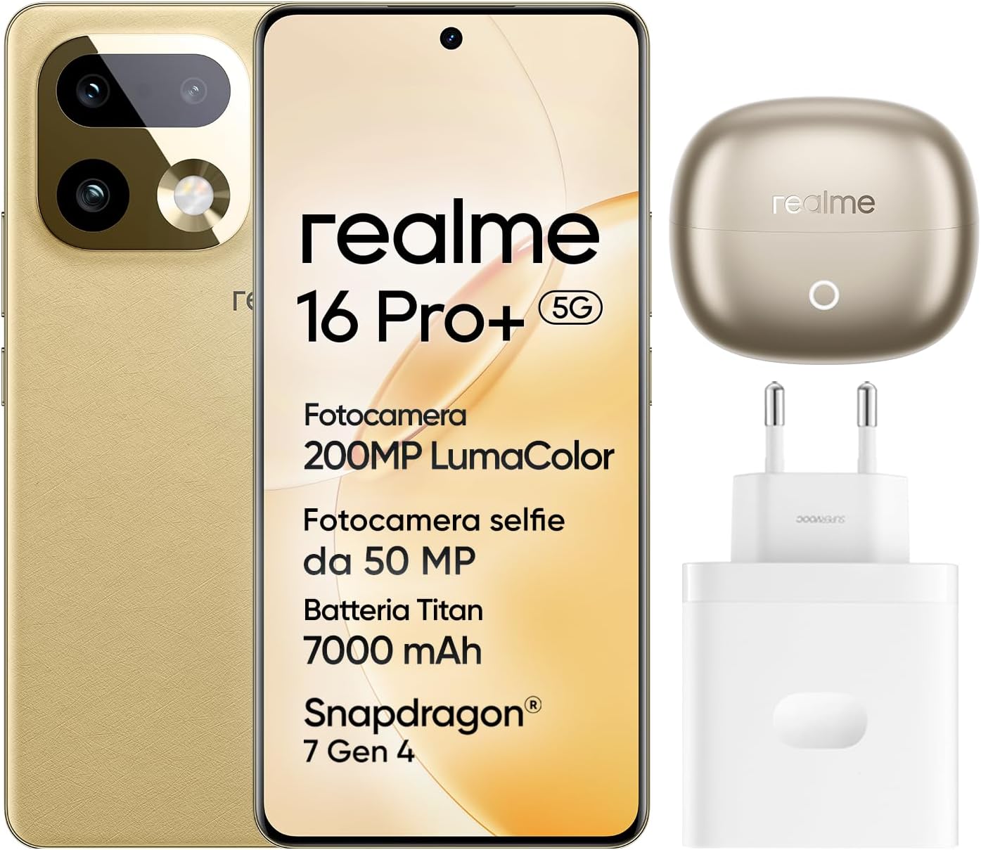 Detalle de realme 16 Pro+ 5G 8GB+256GB