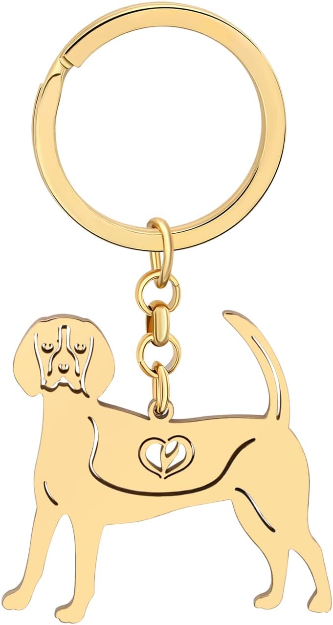 Thumbnail 6 de LONYOO Dog Keychain Stainless Steel