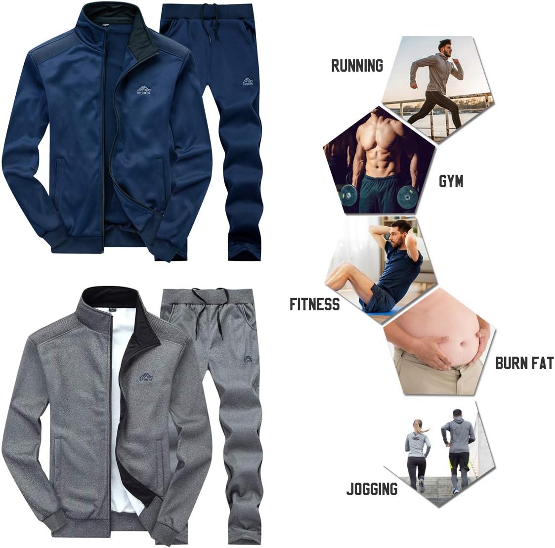 Thumbnail 1 de LBL men’s tracksuit set 2 piece