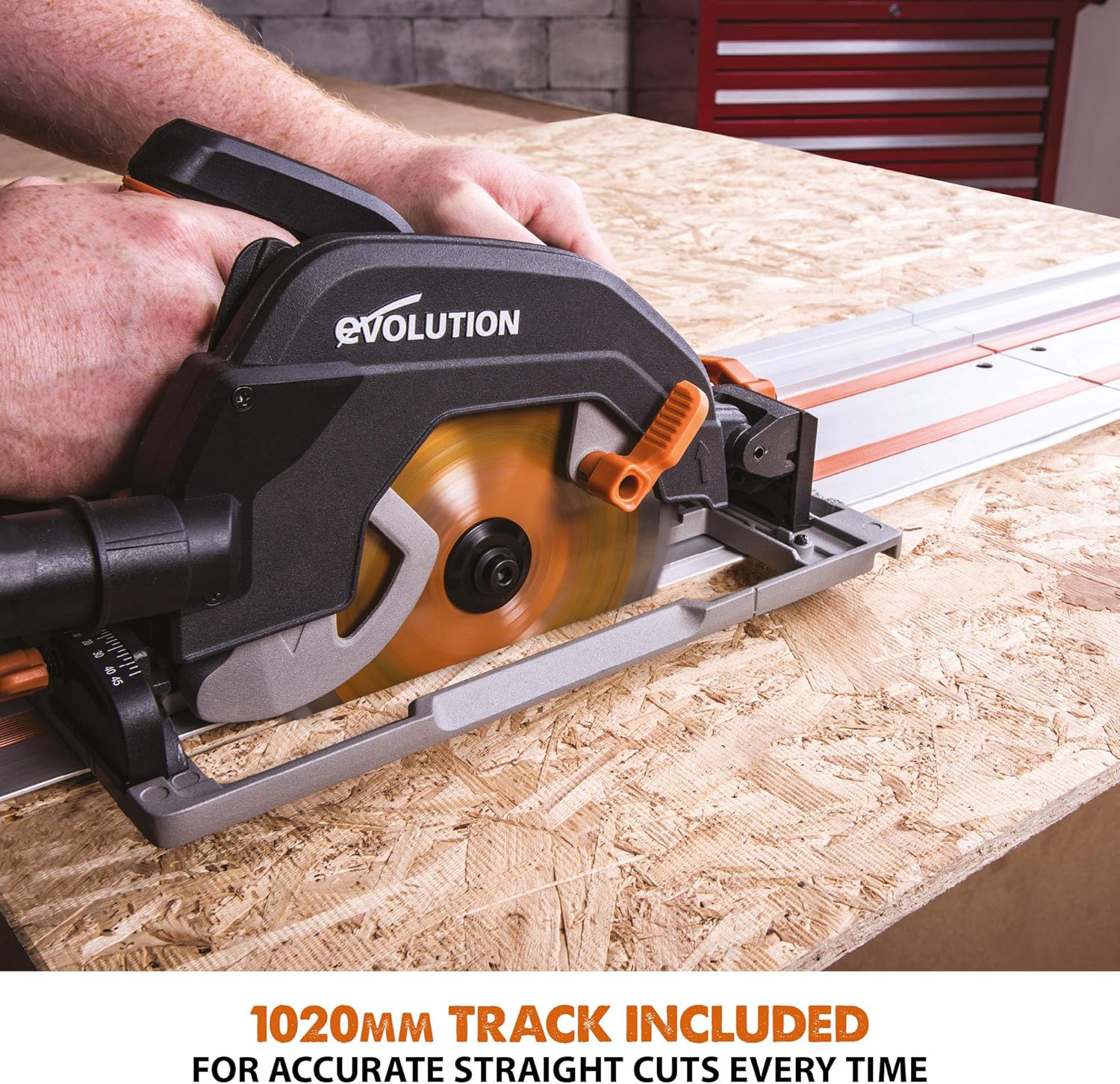 Thumbnail 3 de Evolution Power Tools R185CCSX Circular Saw with 1020 mm Track and 185 mm Blade (230V)