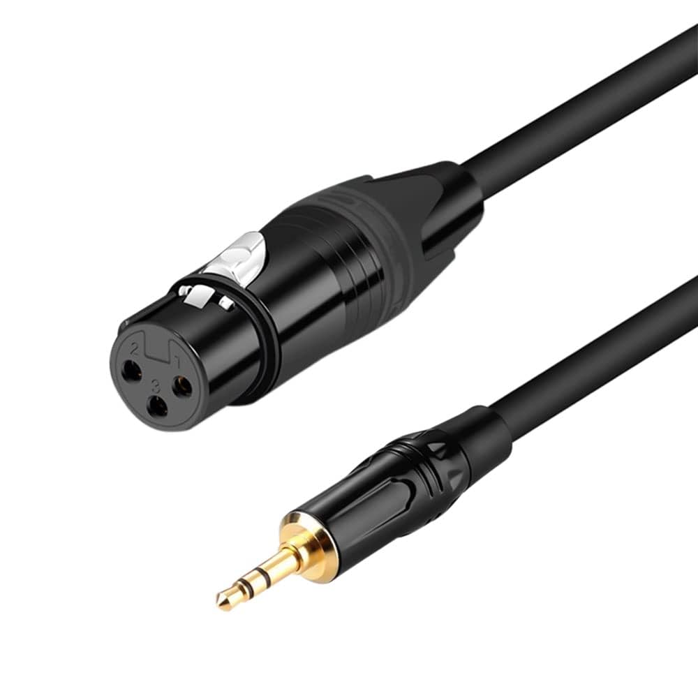 Detalle de Seefeful XLR-to-3.5mm microphone cable, 10 ft