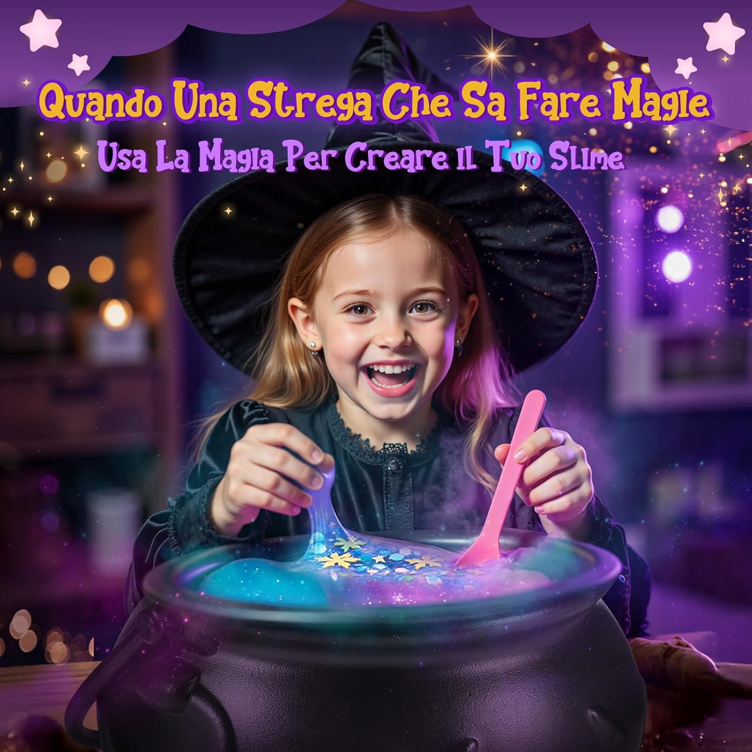 Detalle 2 de Hapikids Slime Kit Lavoretti Creativi 77 pezzi